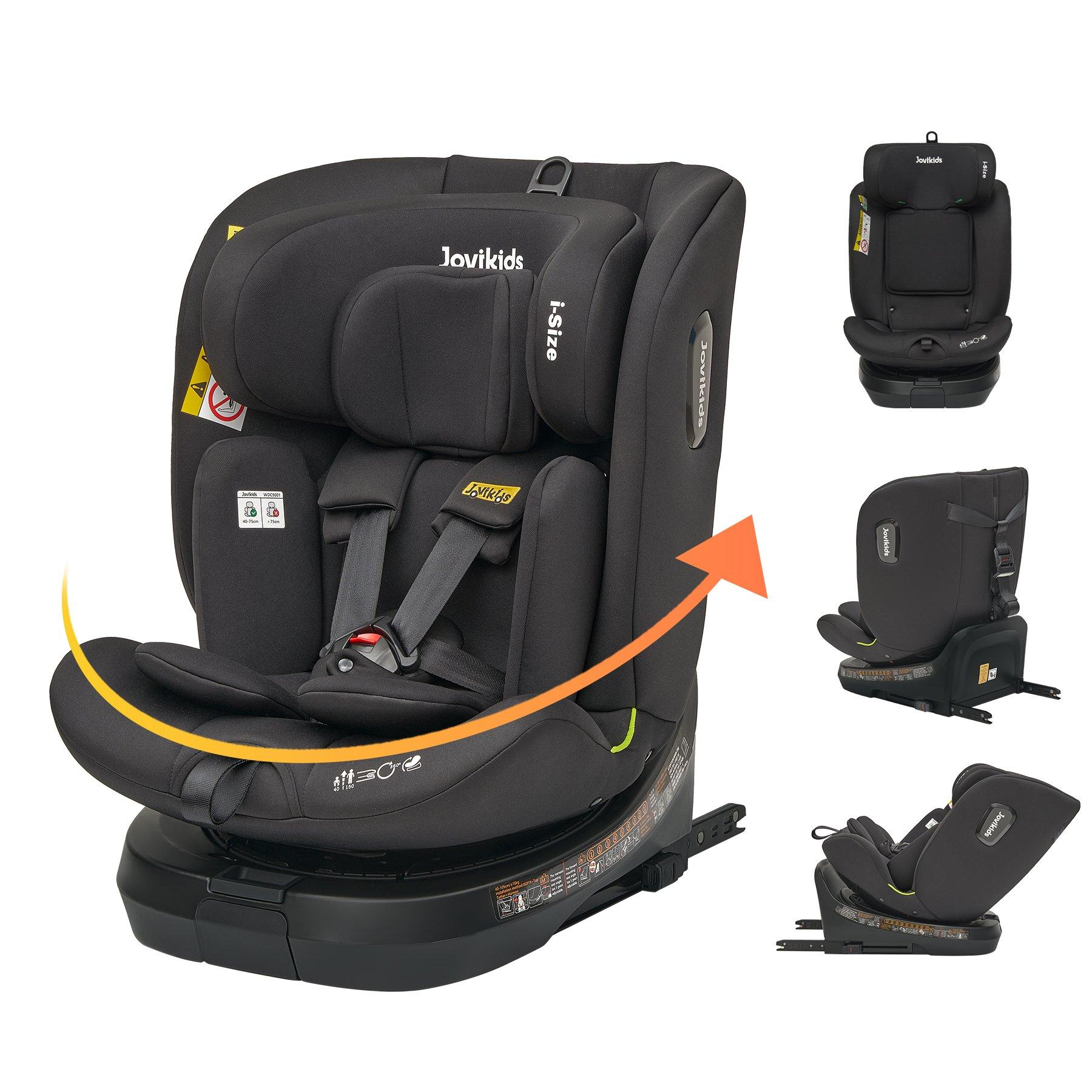 Black - JoviKids - JoviKids Ranger TT Spin Car Seat - Black - 3