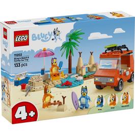 LEGO LEGO® Bluey 11202 Bluey’s Beach & Family Car Trip Preschool Toy Building Kit