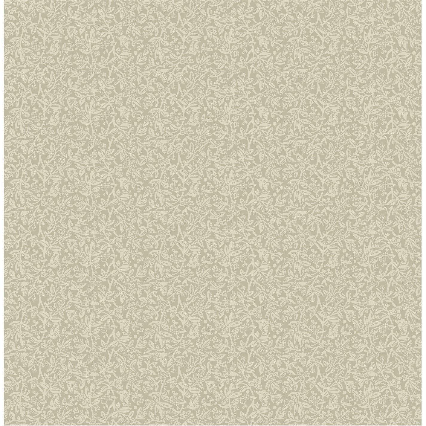 Laura Ashley  Nutgrove Wallpaper Stone Grey