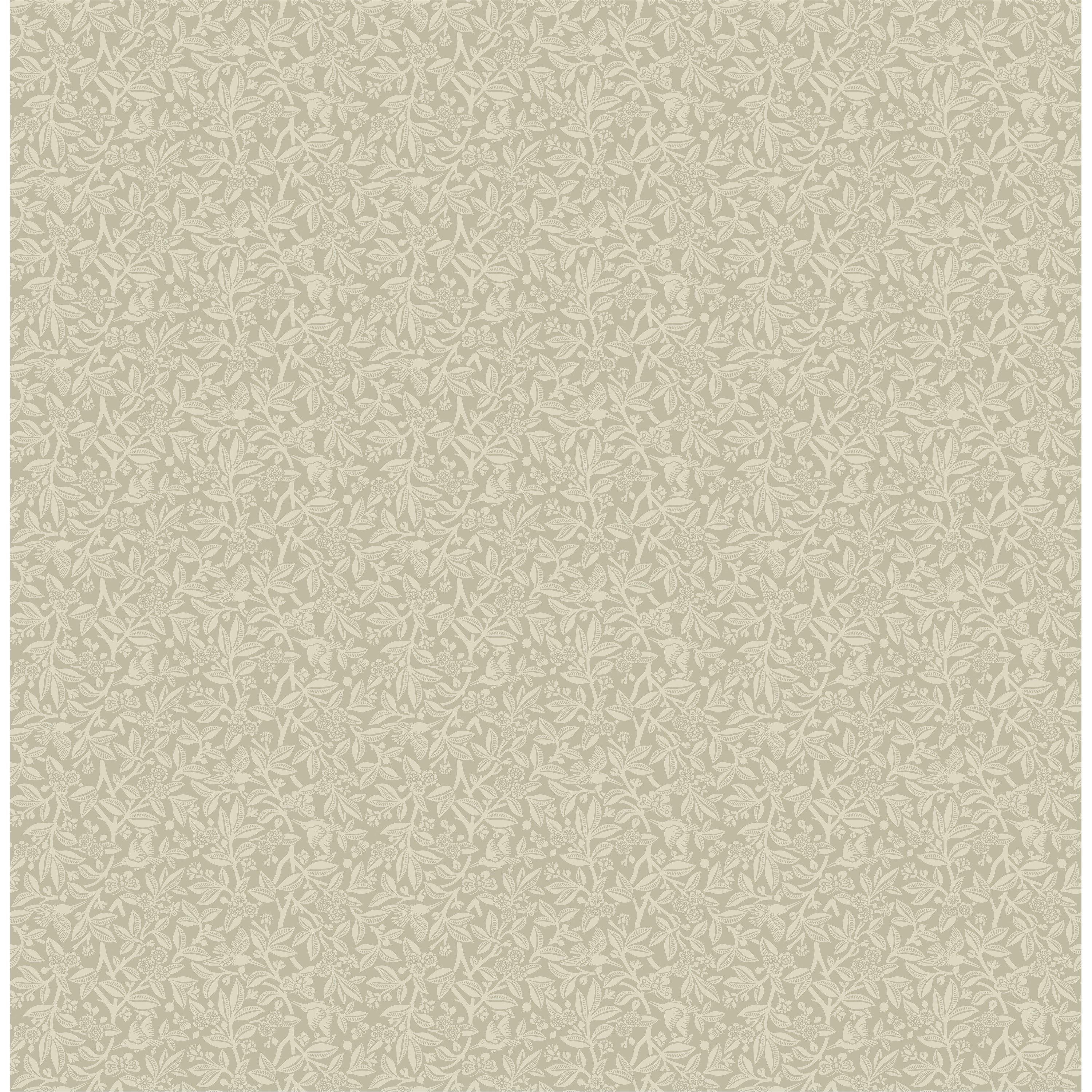 Stone Grey - Laura Ashley - Nutgrove Stone Grey Wallpaper - 2