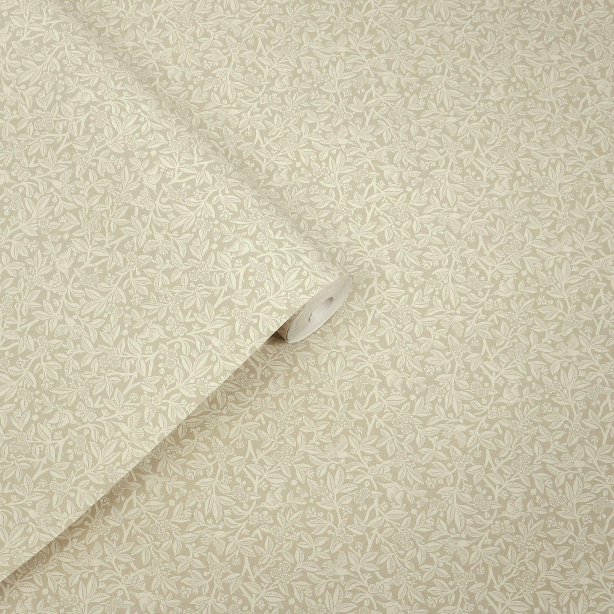 Stone Grey - Laura Ashley - Nutgrove Stone Grey Wallpaper - 3