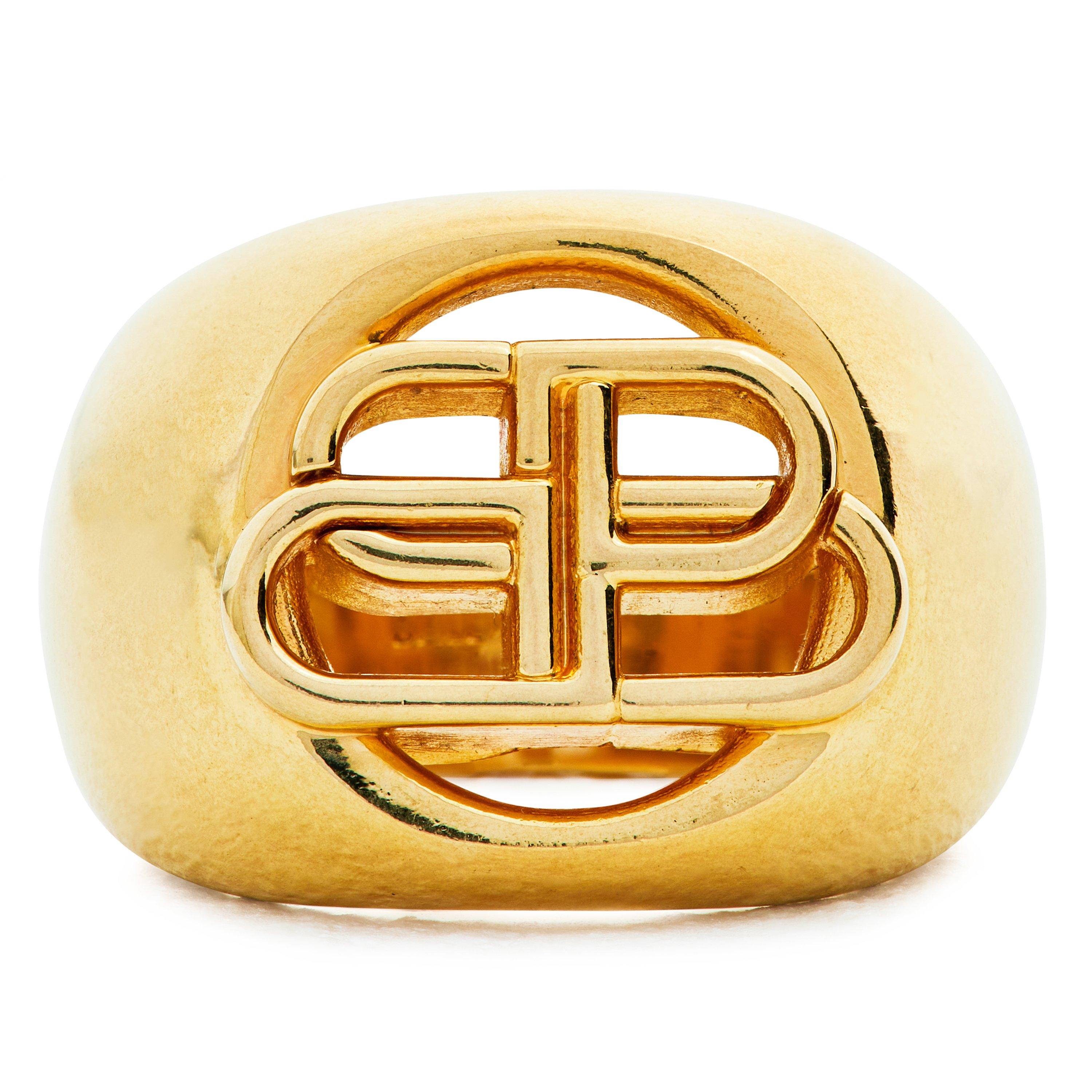 Balenciaga Bb Signet Ring | Cruise Fashion