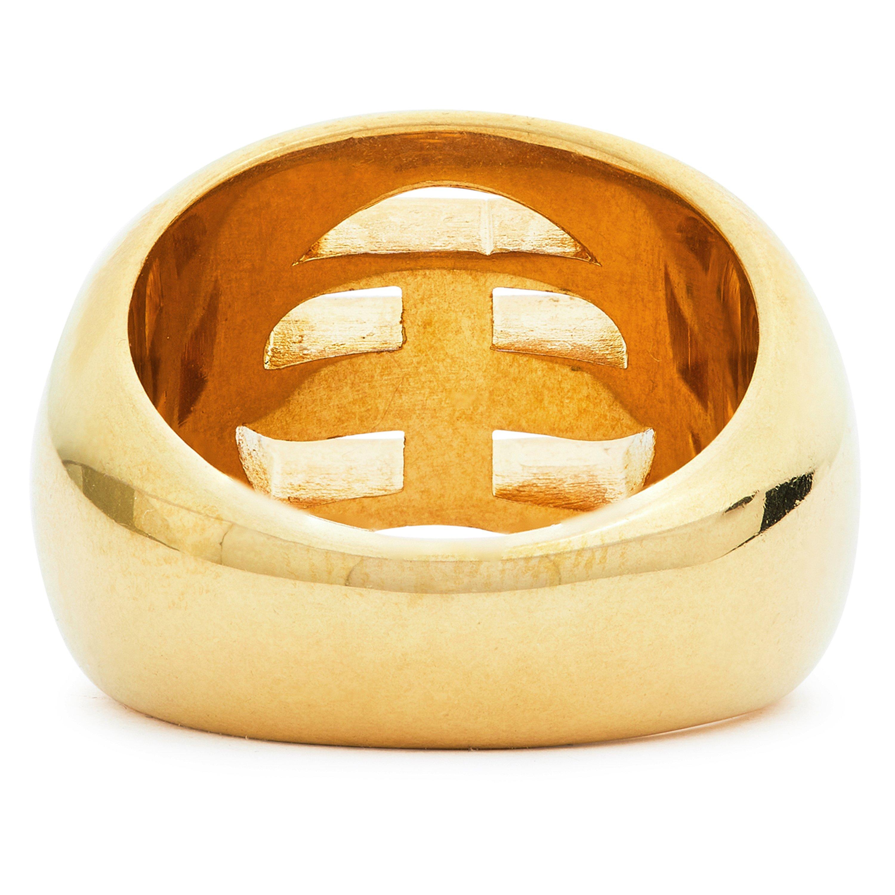 Gold 0705 - Balenciaga - Bb Signet Ring - 3