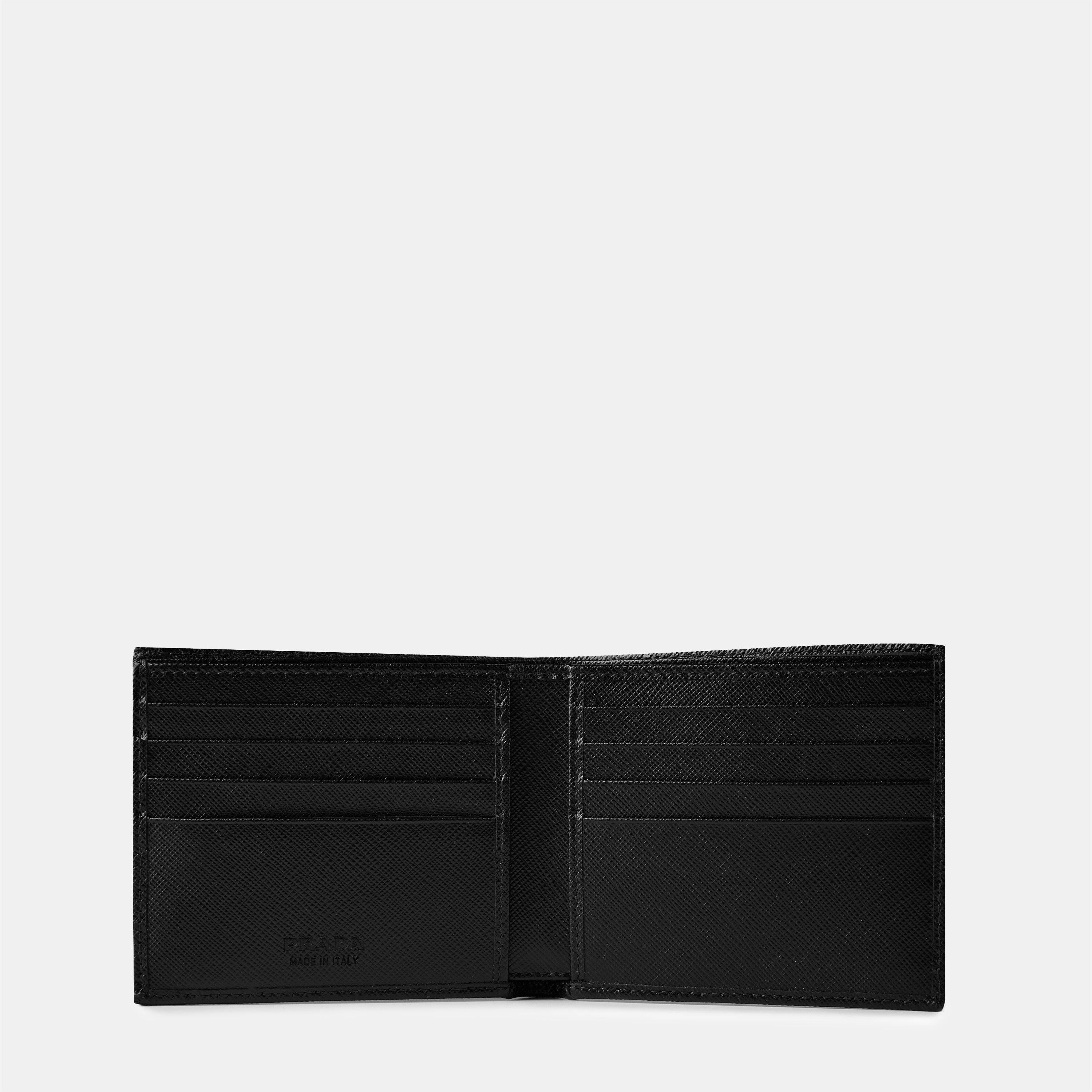 Black - Prada - Men'S Saffiano Leather Billfold Wallet - 3