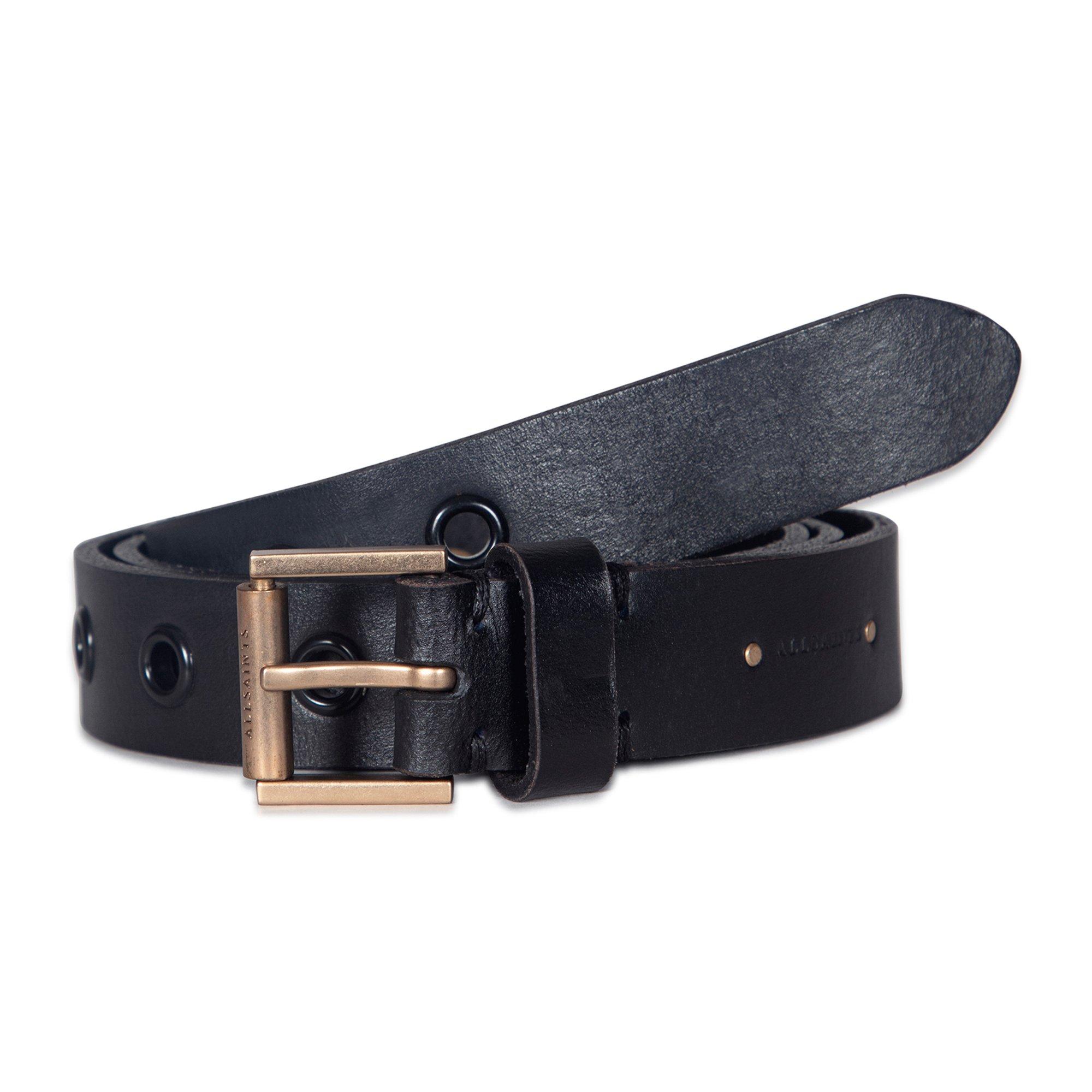 Black - AllSaints - ALLSAINTS 25MM EYELET BELT - 2