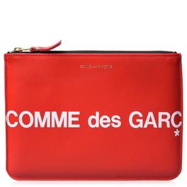 Comme des Garcons Wallet Logo Clutch Bag