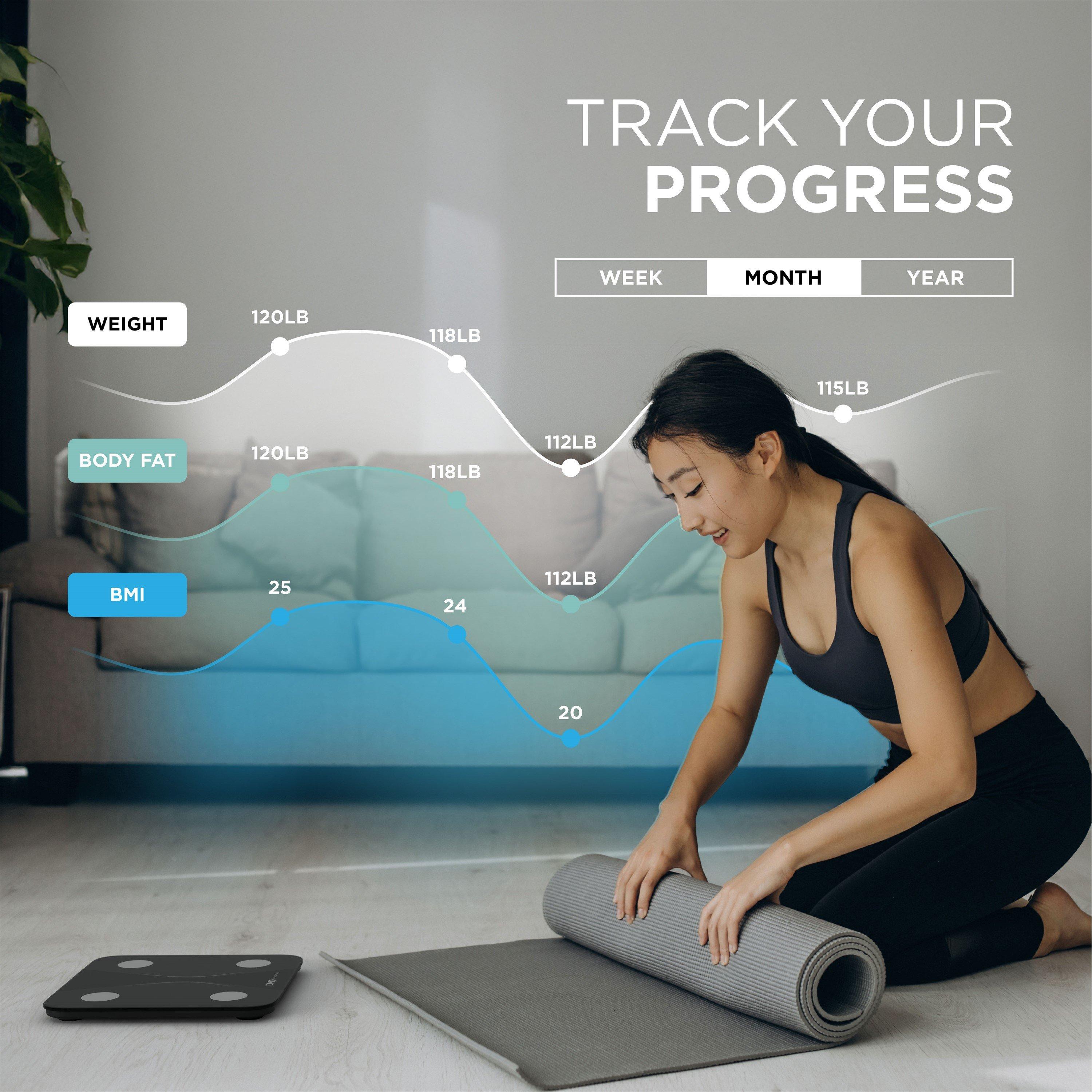 Black - DMD Collective - Smart Digital Bathroom Scales - 3