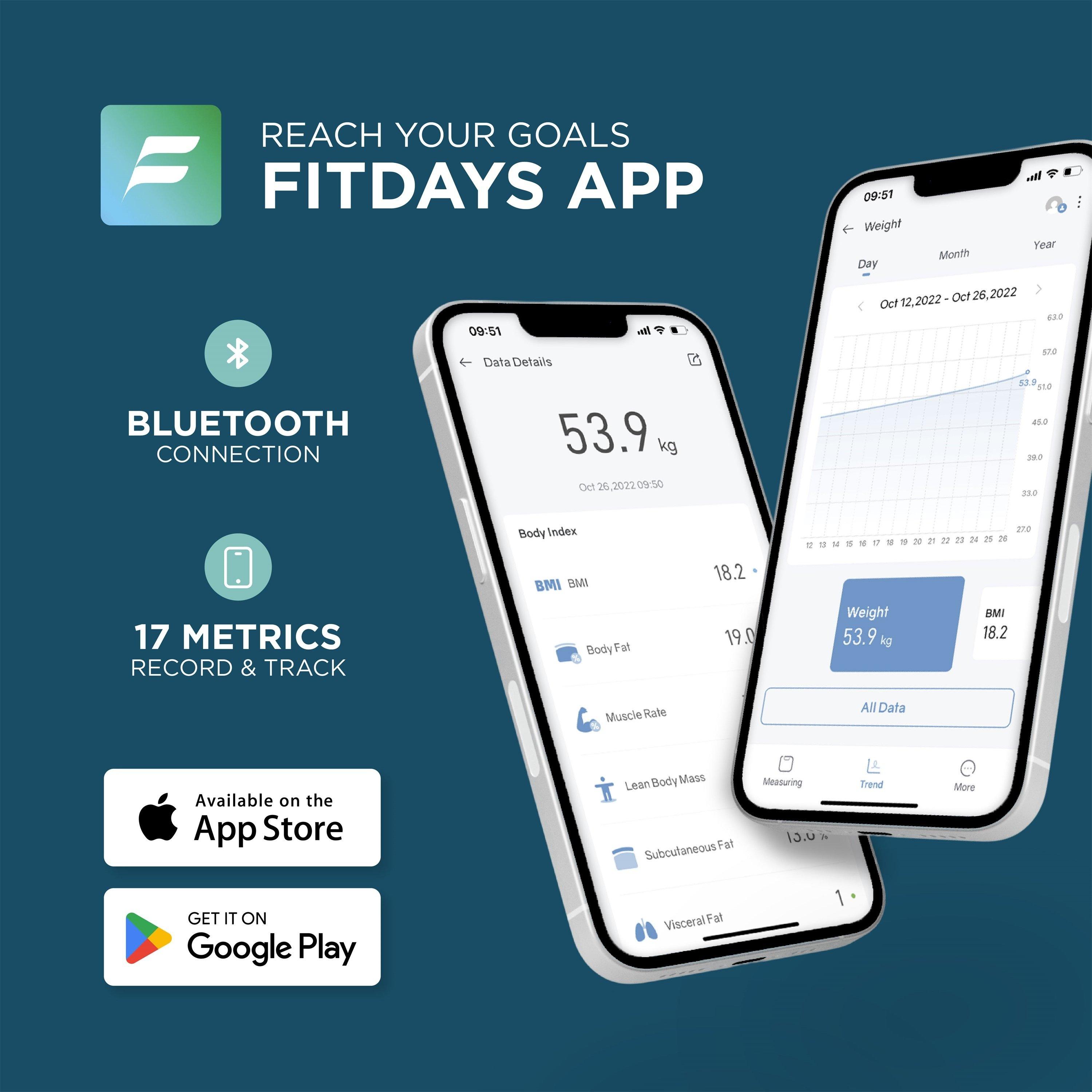 Black - DMD Collective - Smart Digital Bathroom Scales - 4