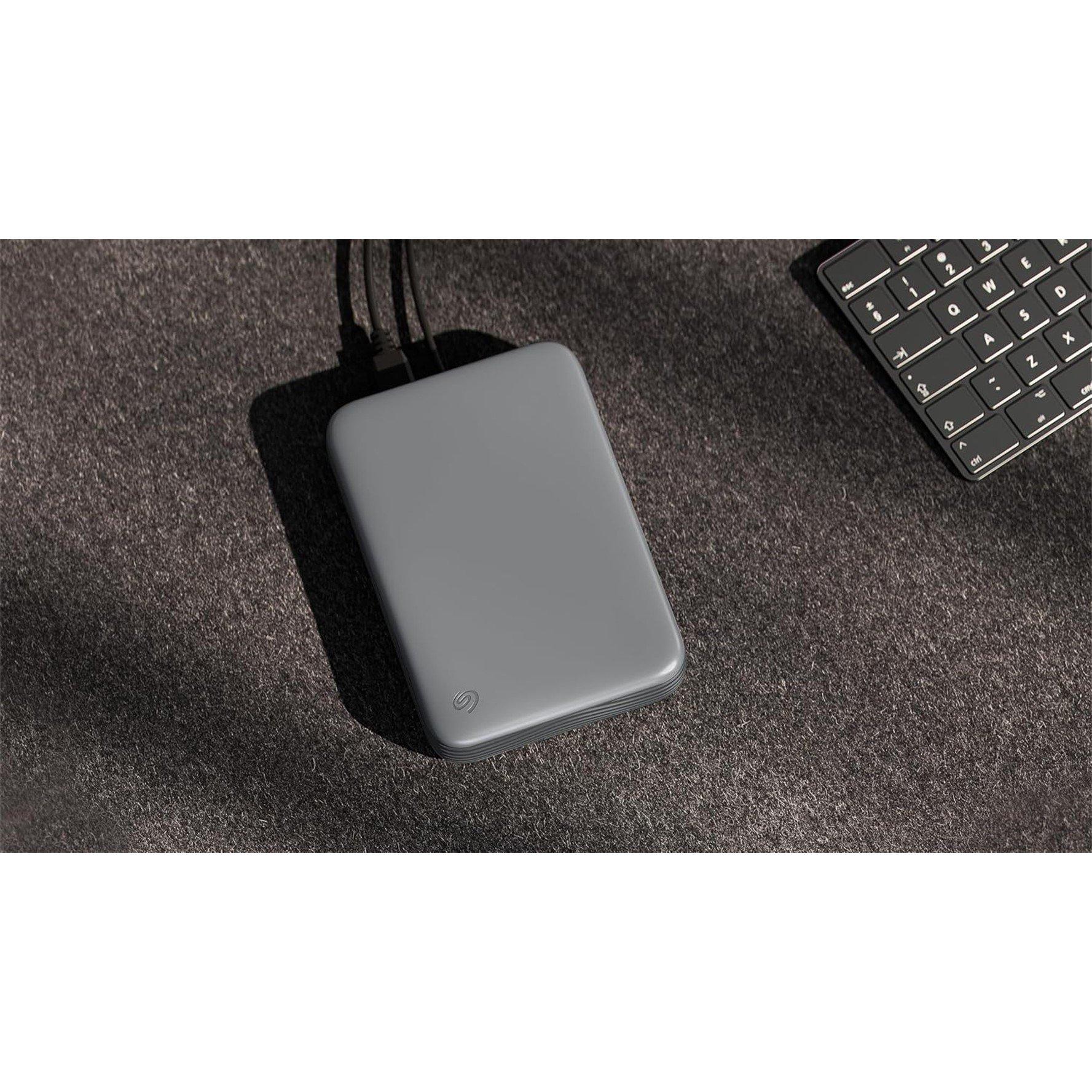 Negro - Seagate - 8TB Expansion Desktop Hard Drive  MicroB to USB-C - 8
