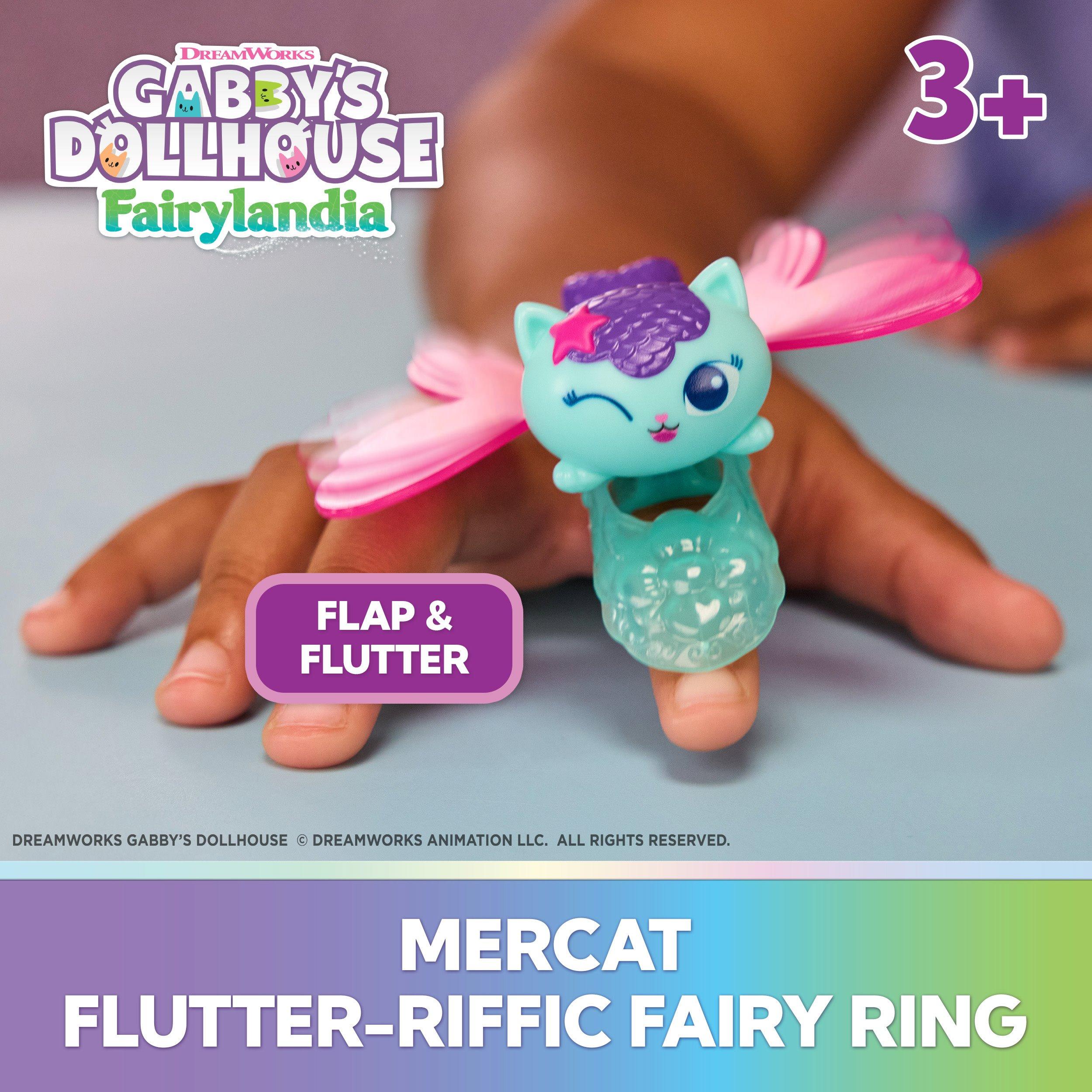 Meerkleurig - Gabbys Dollhouse - Gabbys Dollhouse Fairylandia Flutter-riffic Fairy Ring Assortment - 6