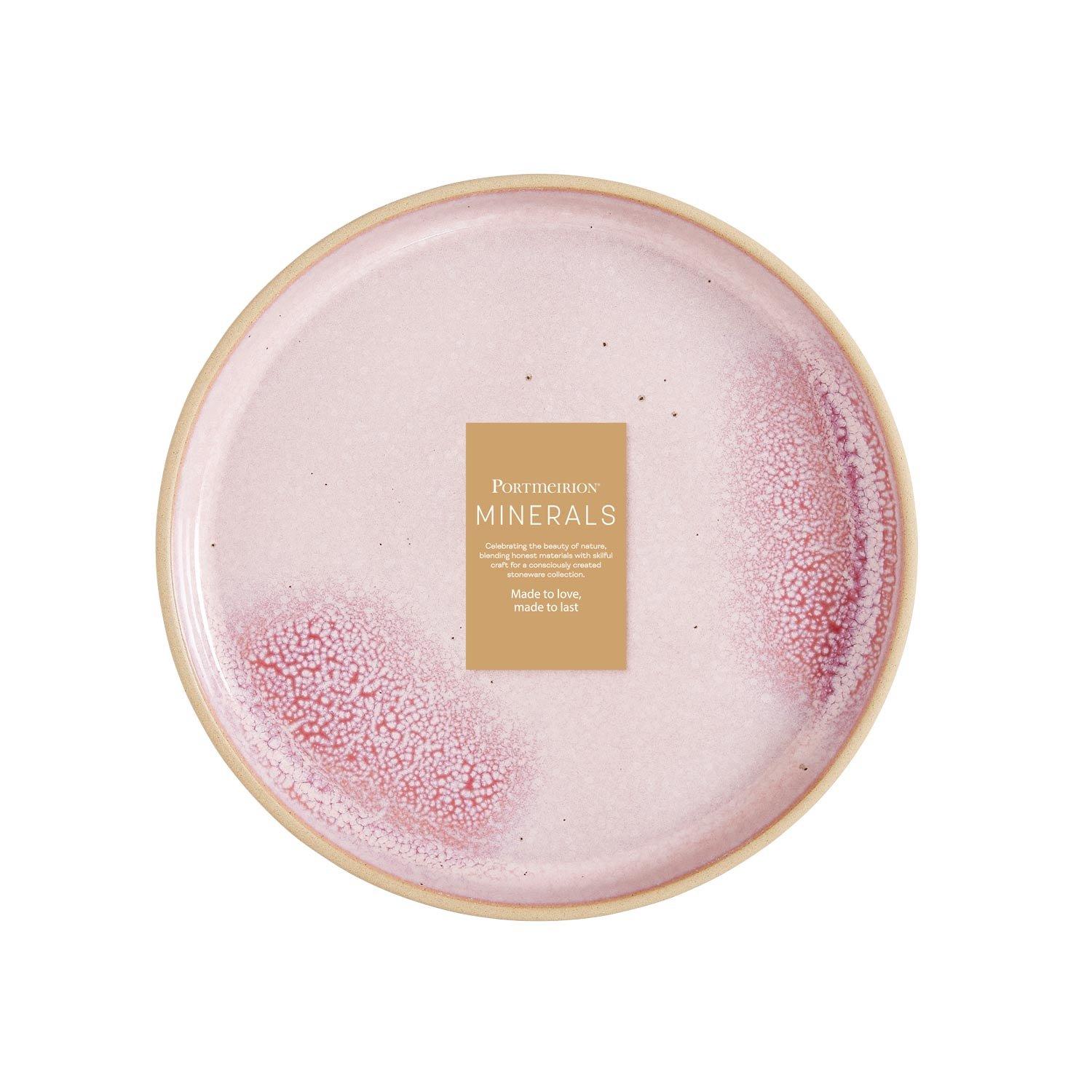Rose Quartz - Portmeirion - Minerals Set of 4 Side Plates - 9