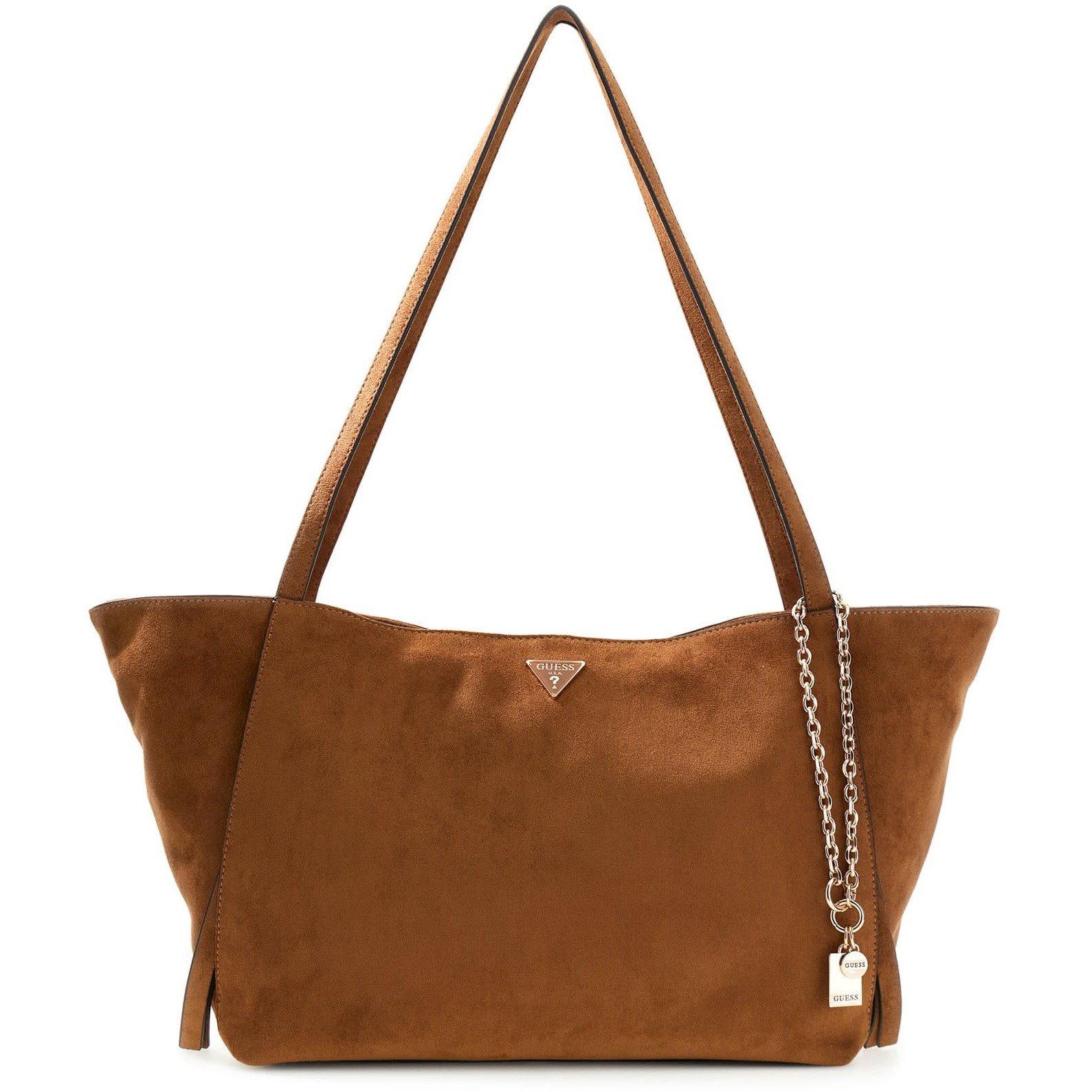 Cognac - Guess - Women's Devon Tote Bag - 1