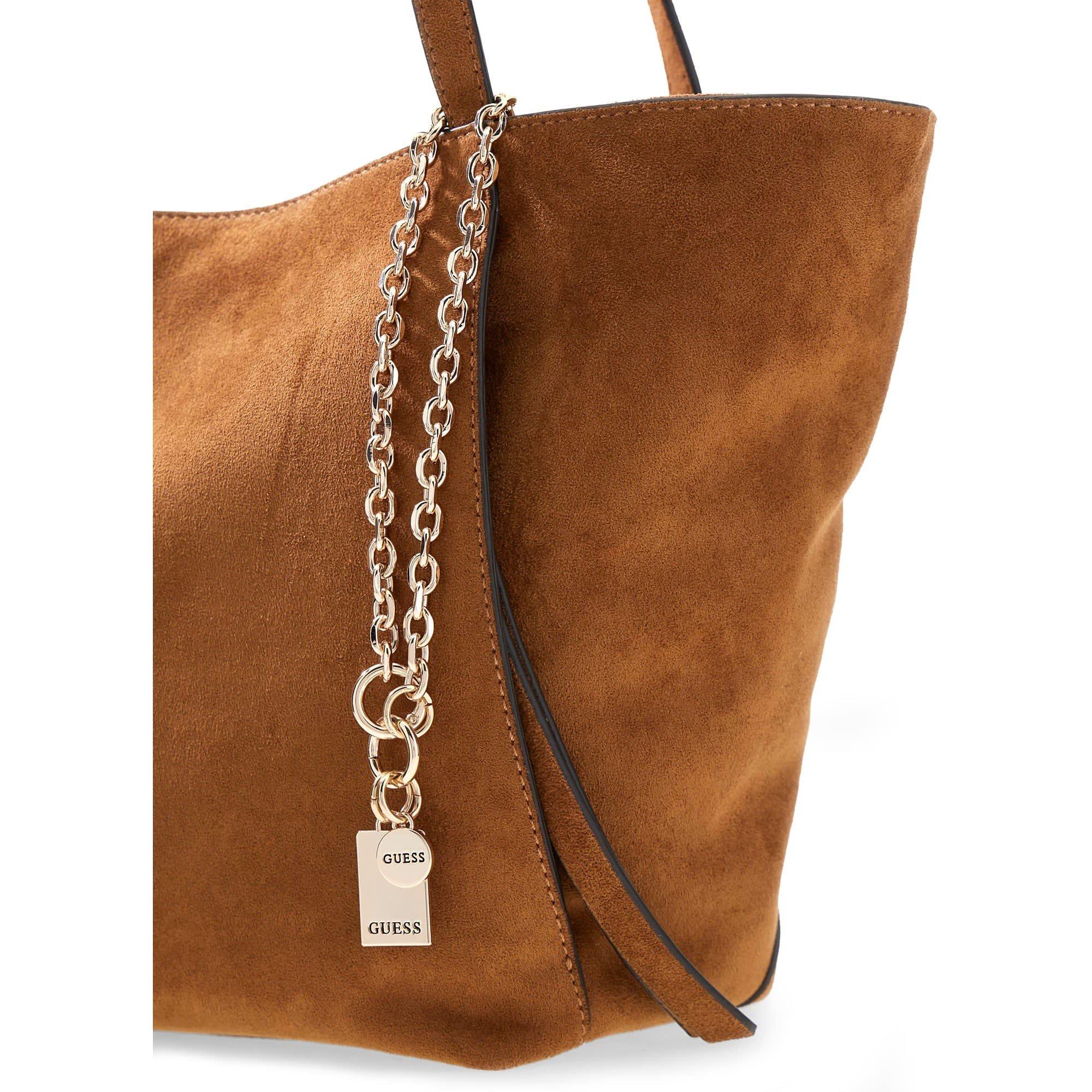 Cognac - Guess - Women's Devon Tote Bag - 3