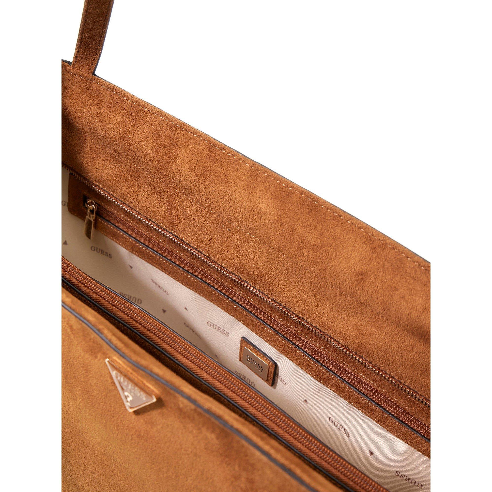 Cognac - Guess - Women's Devon Tote Bag - 4