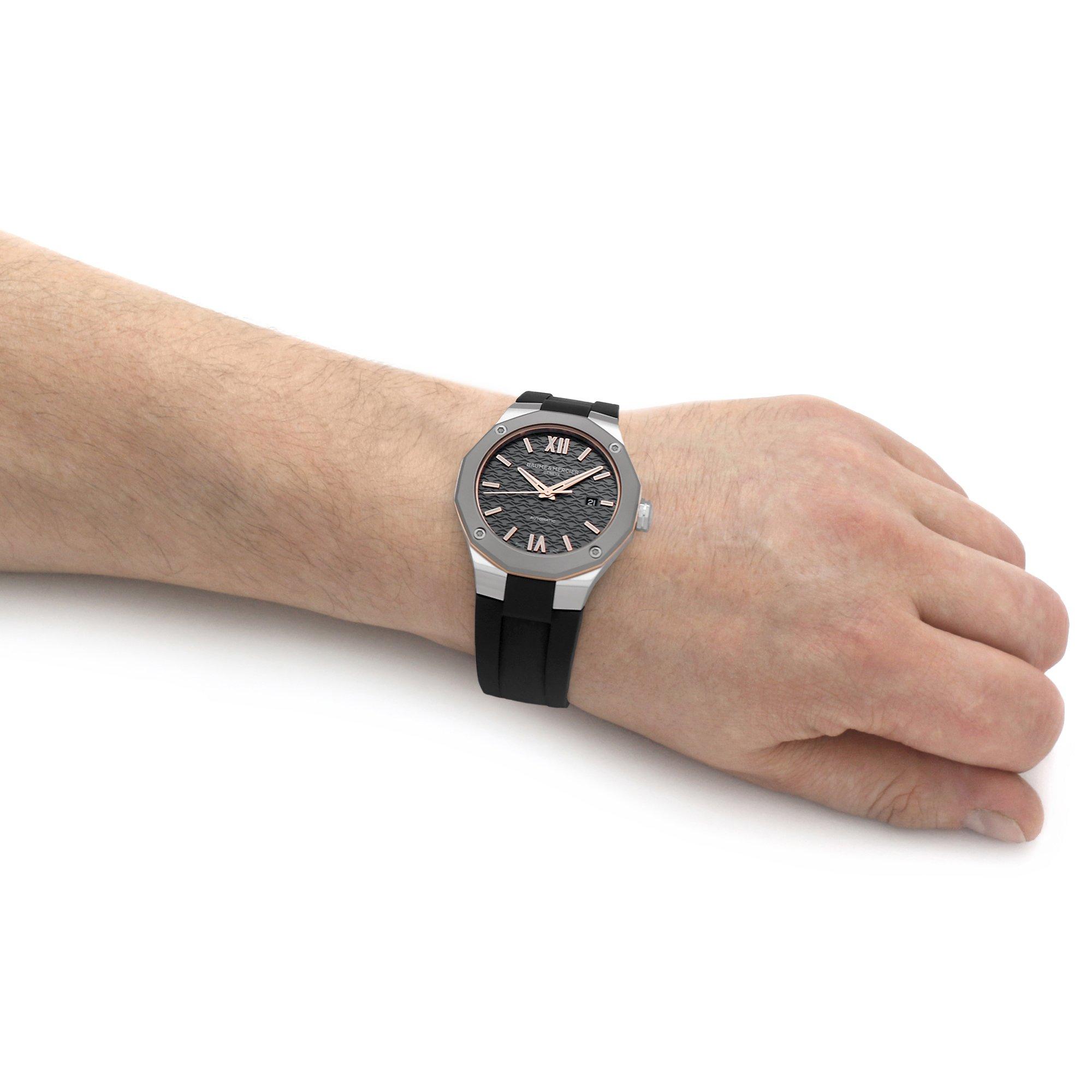 Grey - Baume and Mercier - Riviera Automatic Watch - 3