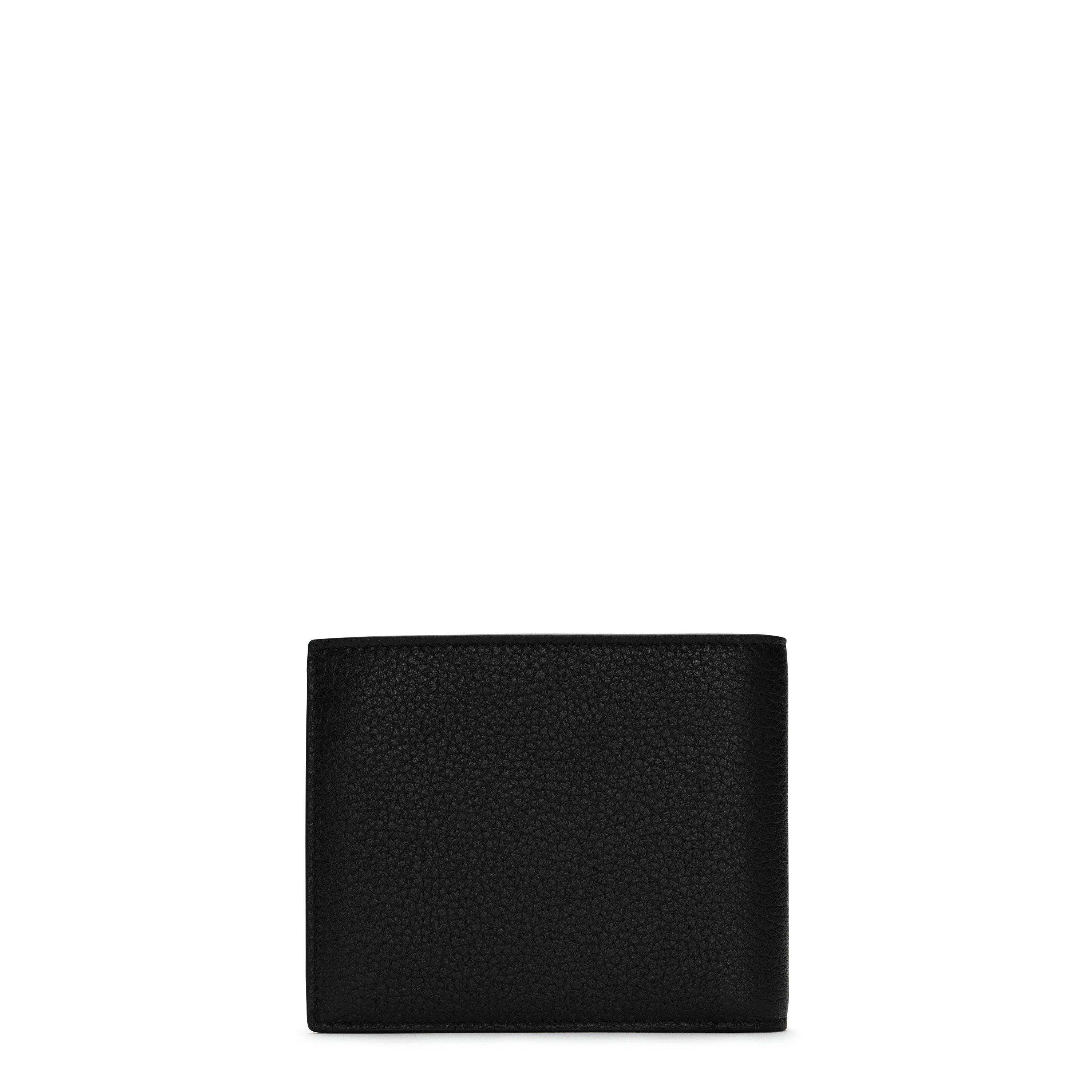 Loubi/Black - Christian Louboutin - Men's Logo Leather Bi-Fold Coolcard Wallet - 4