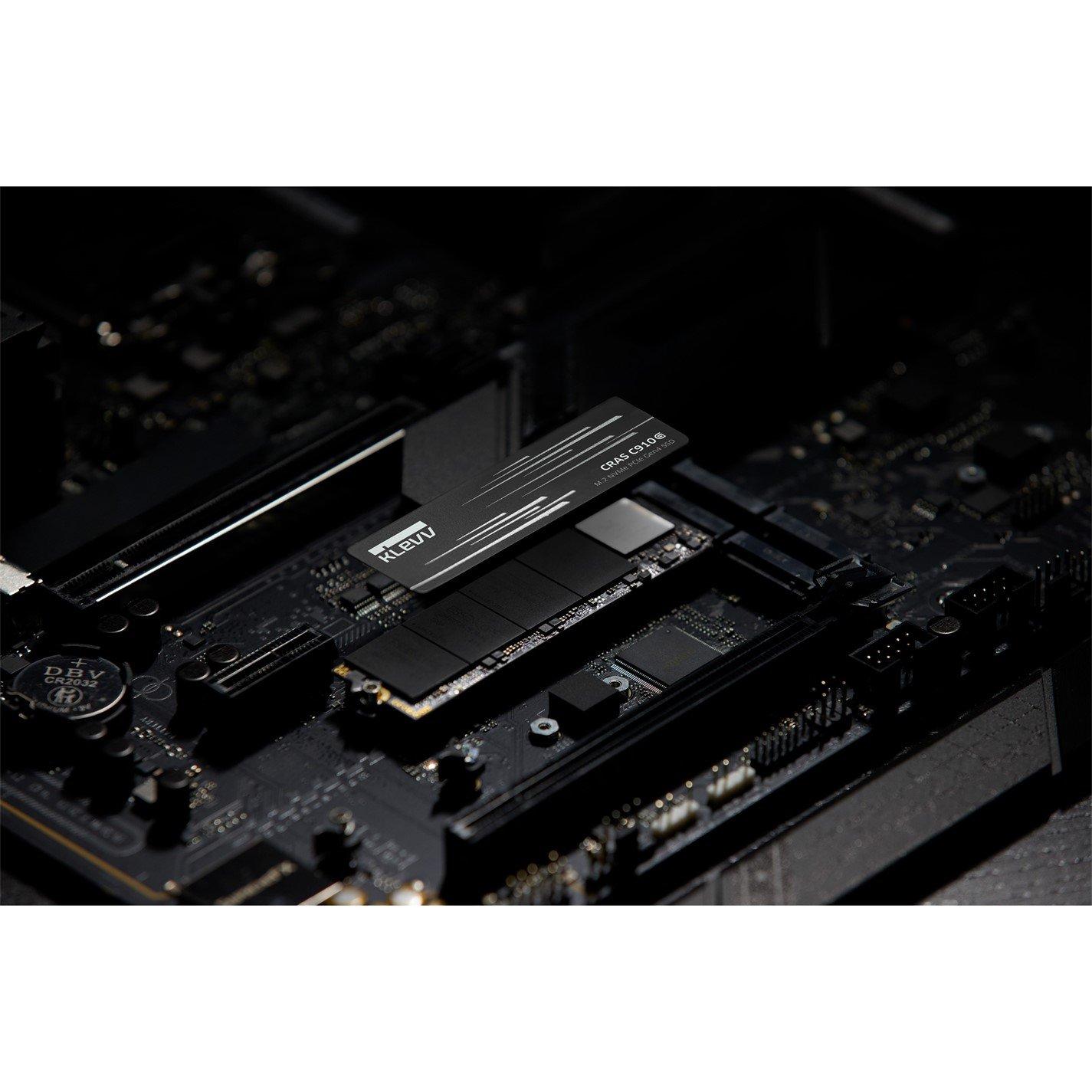 Black - KLEVV - CRAS C910G 4TB SSD Drive - 4