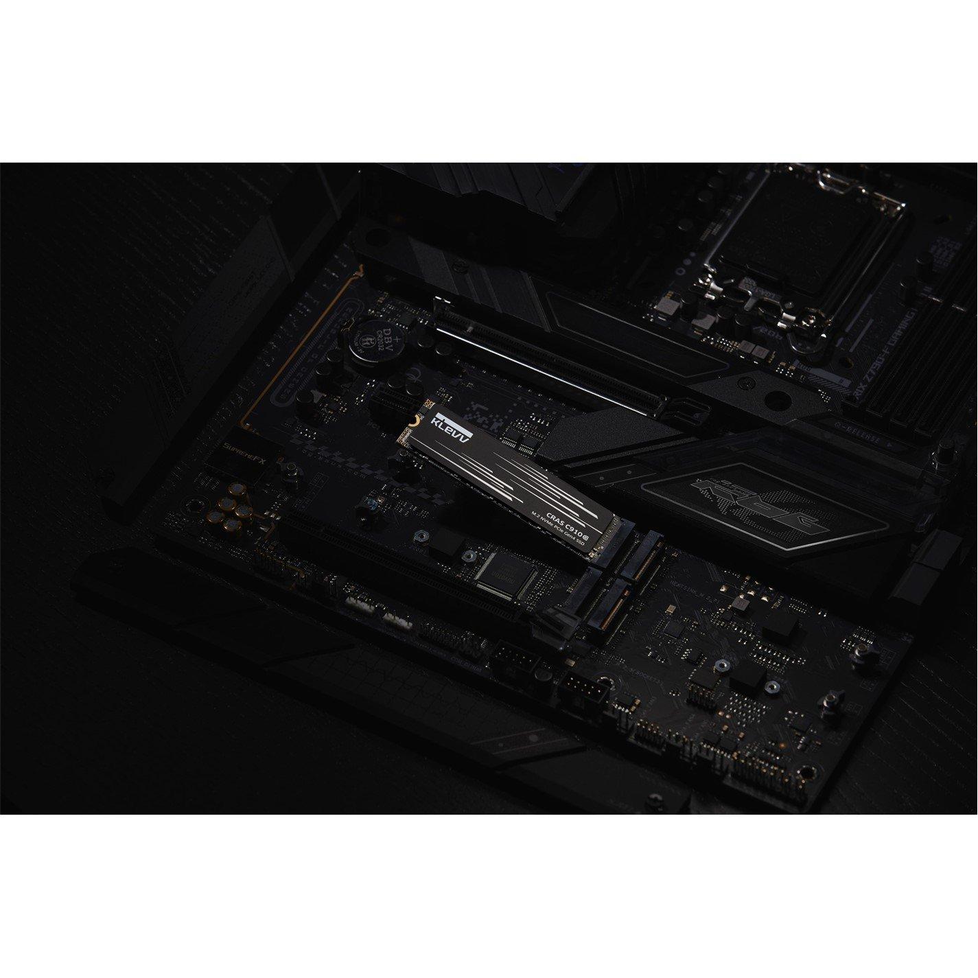 Black - KLEVV - CRAS C910G 4TB SSD Drive - 5