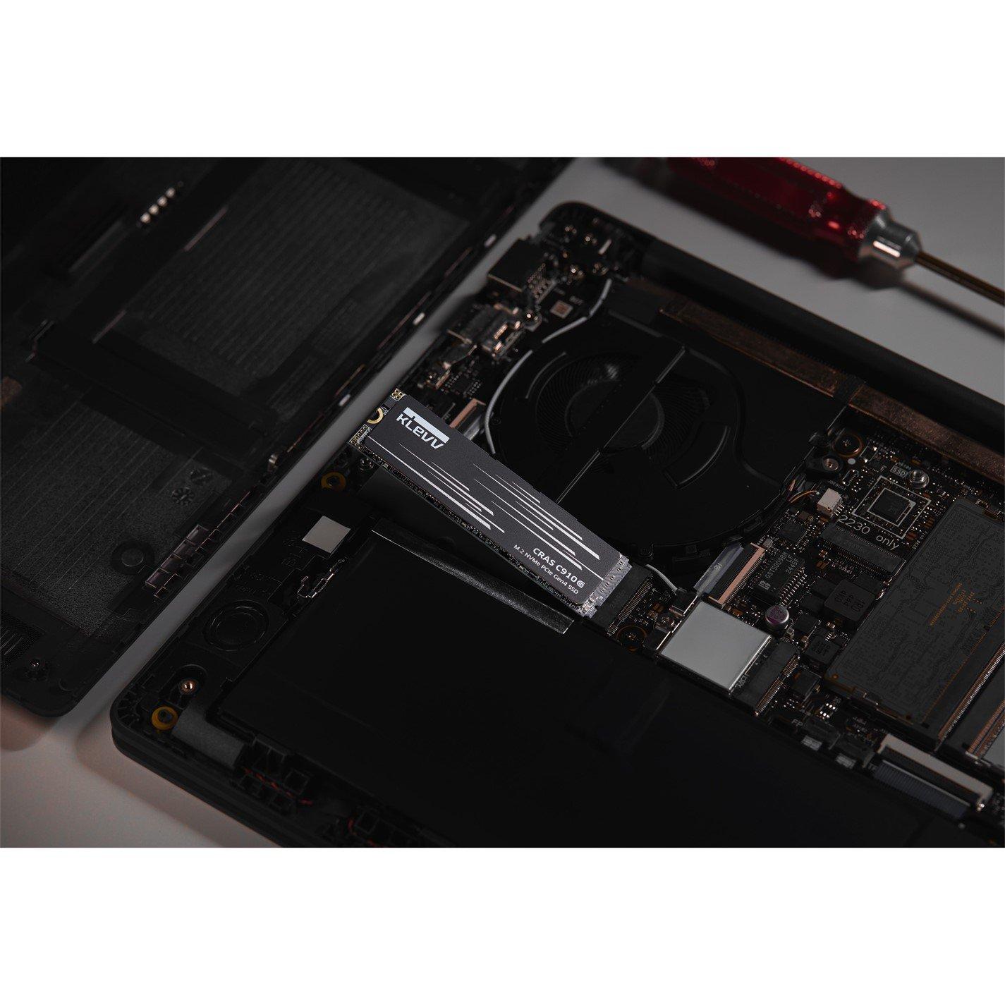 Black - KLEVV - CRAS C910G 4TB SSD Drive - 6