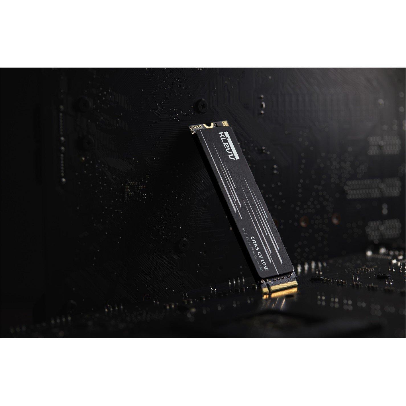 Black - KLEVV - CRAS C910G 4TB SSD Drive - 7