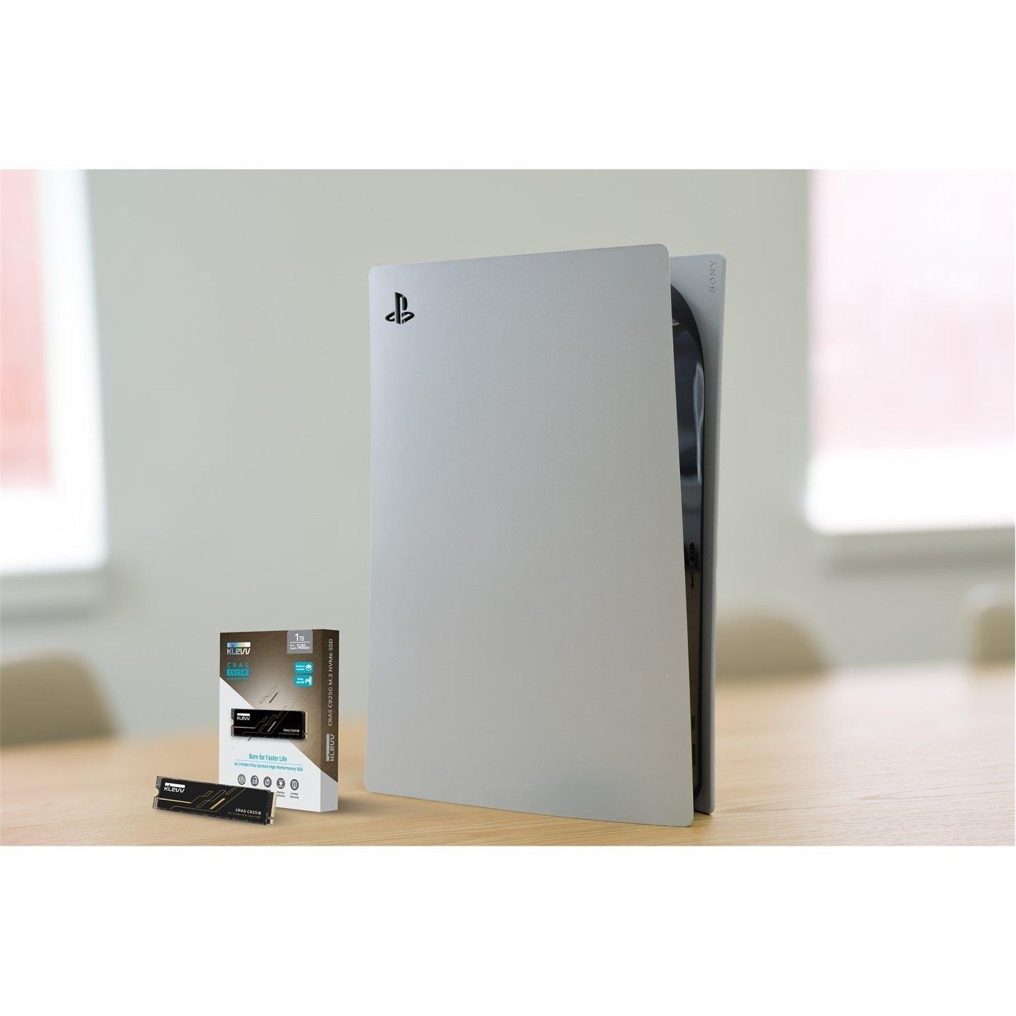 Black - KLEVV - CRAS C925G 1TB SSD Drive - Playstation 5 compatible - 1