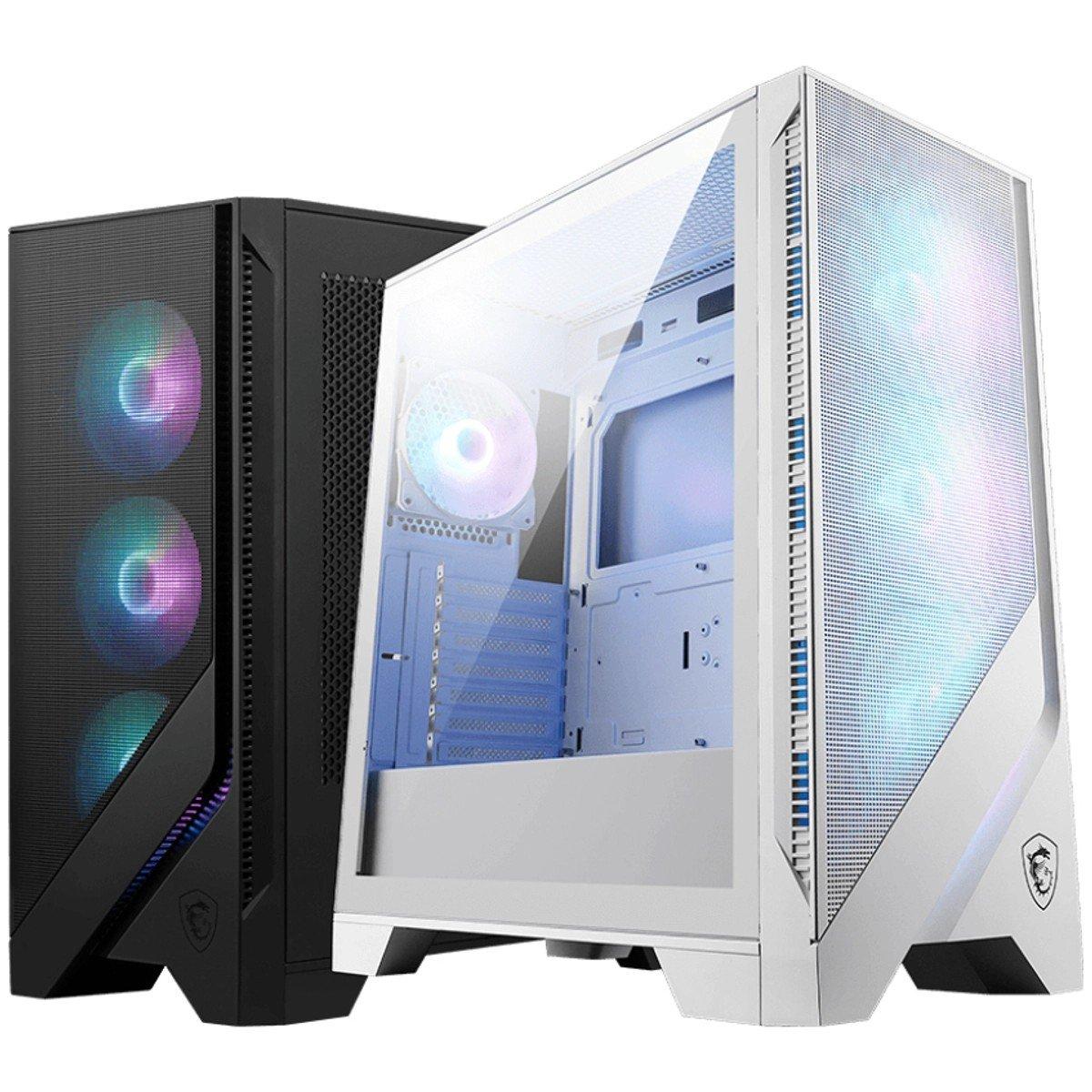 White - MSI - MAG FORGE 320R Airflow Computer Case