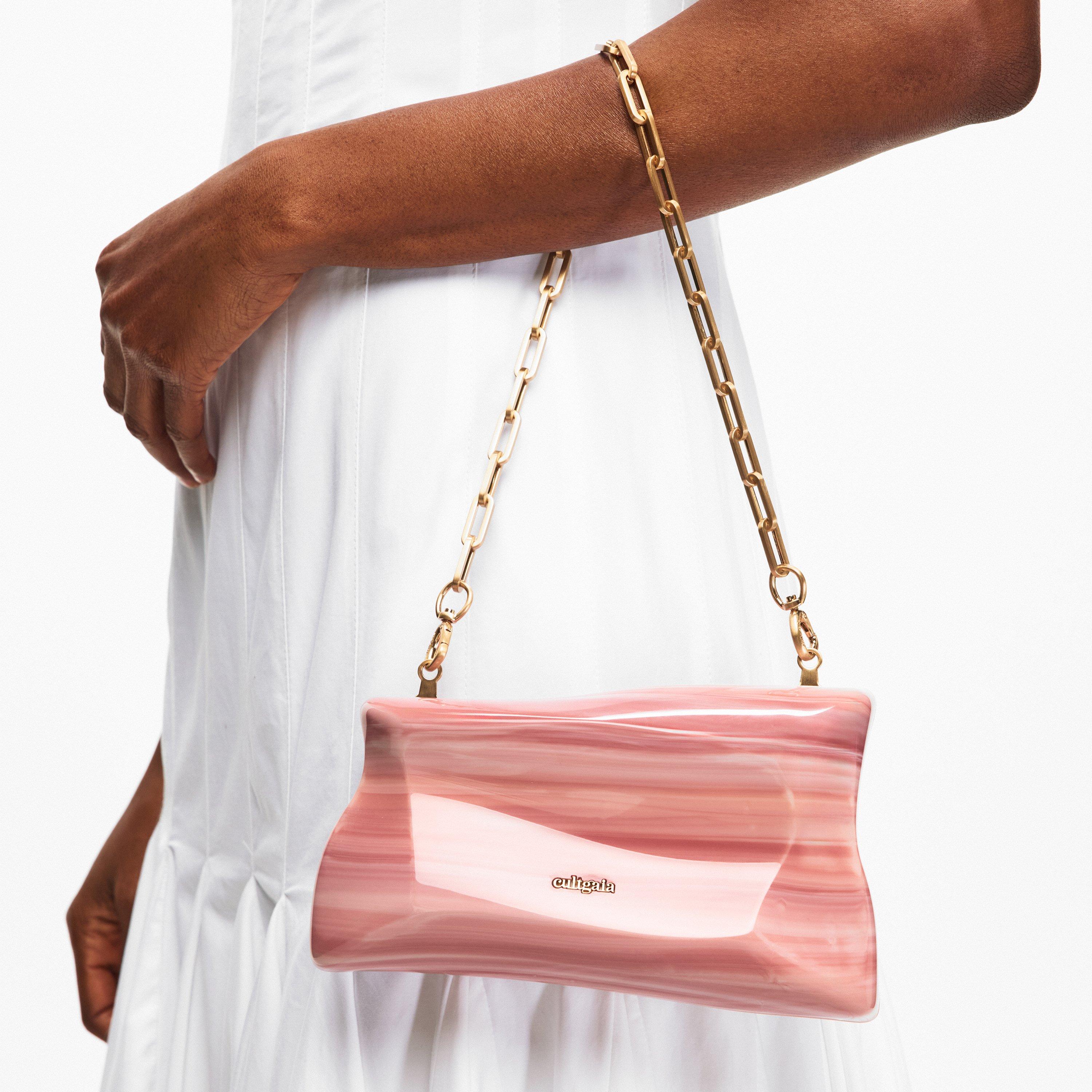 Rose Water - Cult Gaia - Women's Malaya Clutch Bag - 3