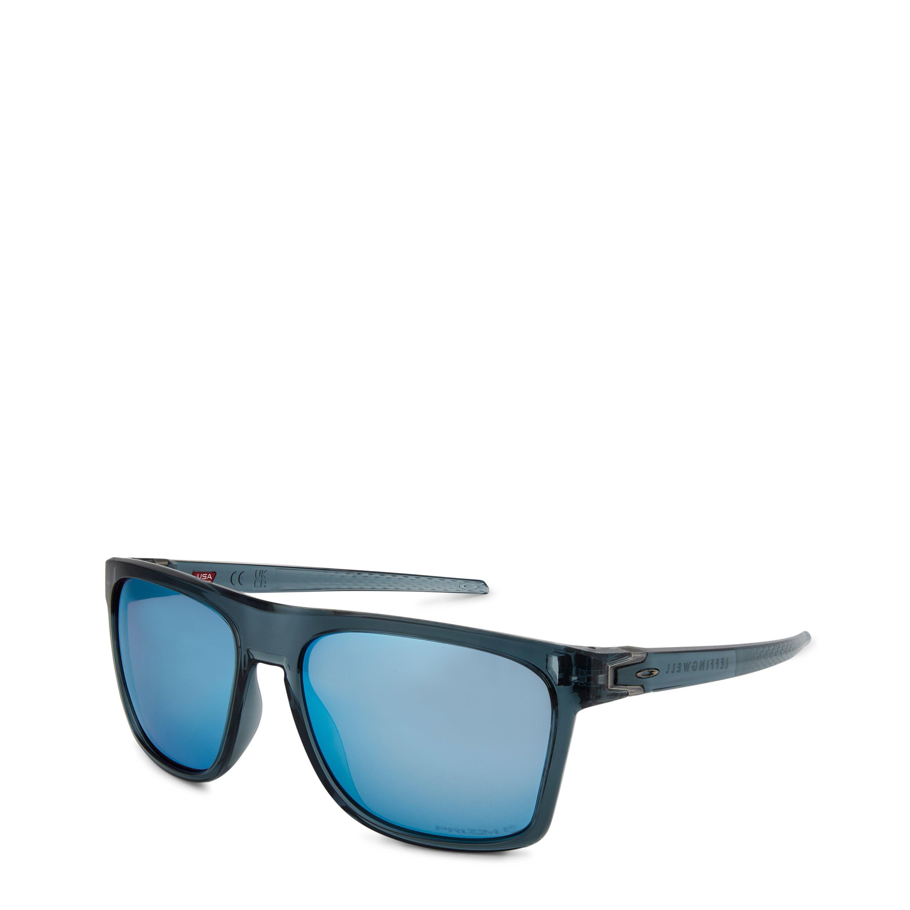 Preto/Azul - Oakley - Men's Leffingwell Rectangle Sunglasses - 1