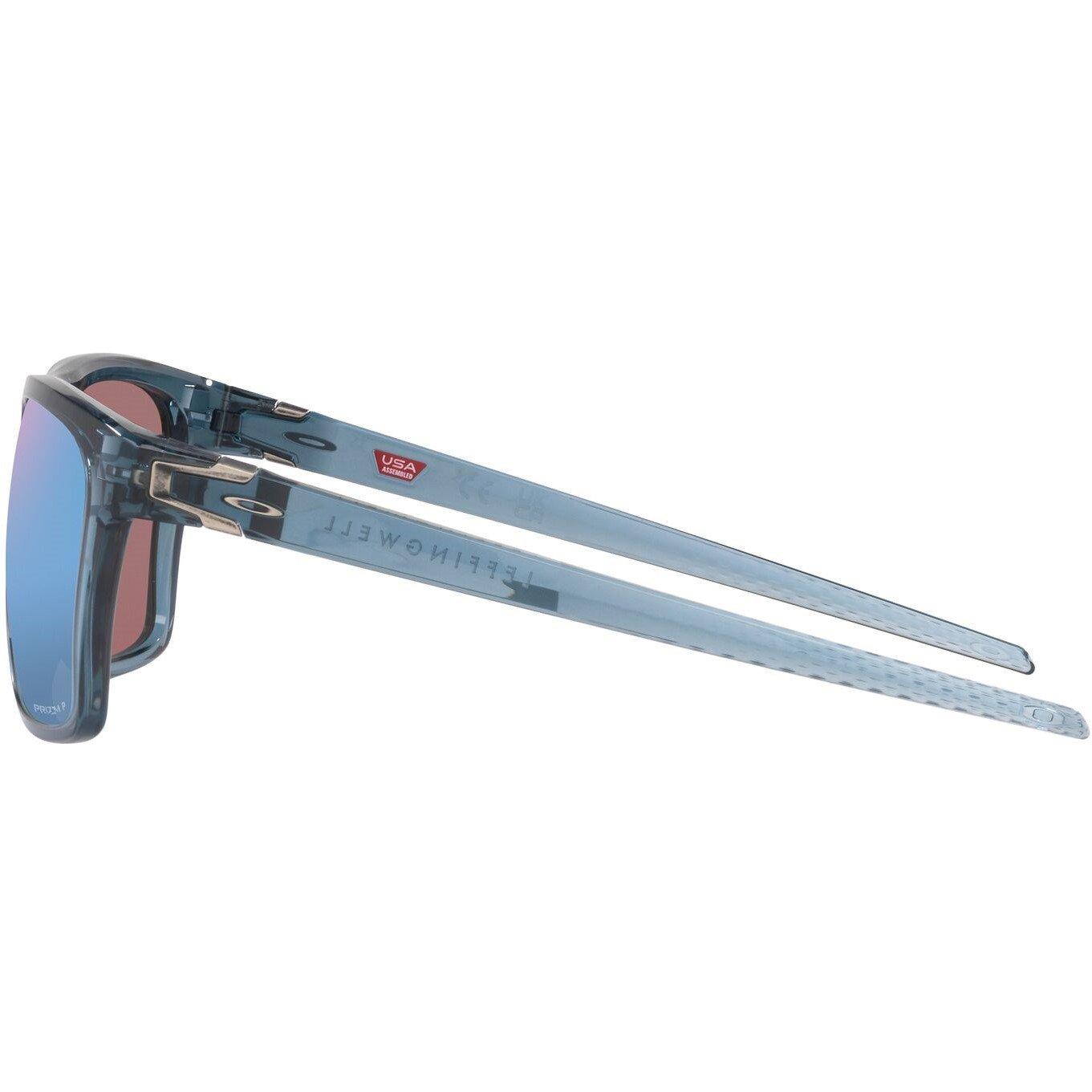 Nero/Blu - Oakley - Men's Leffingwell Rectangle Sunglasses - 4