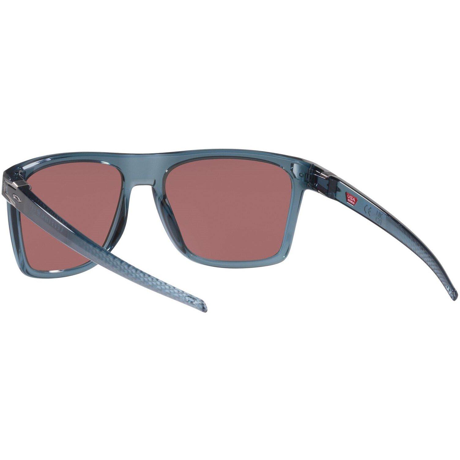 Nero/Blu - Oakley - Men's Leffingwell Rectangle Sunglasses - 6