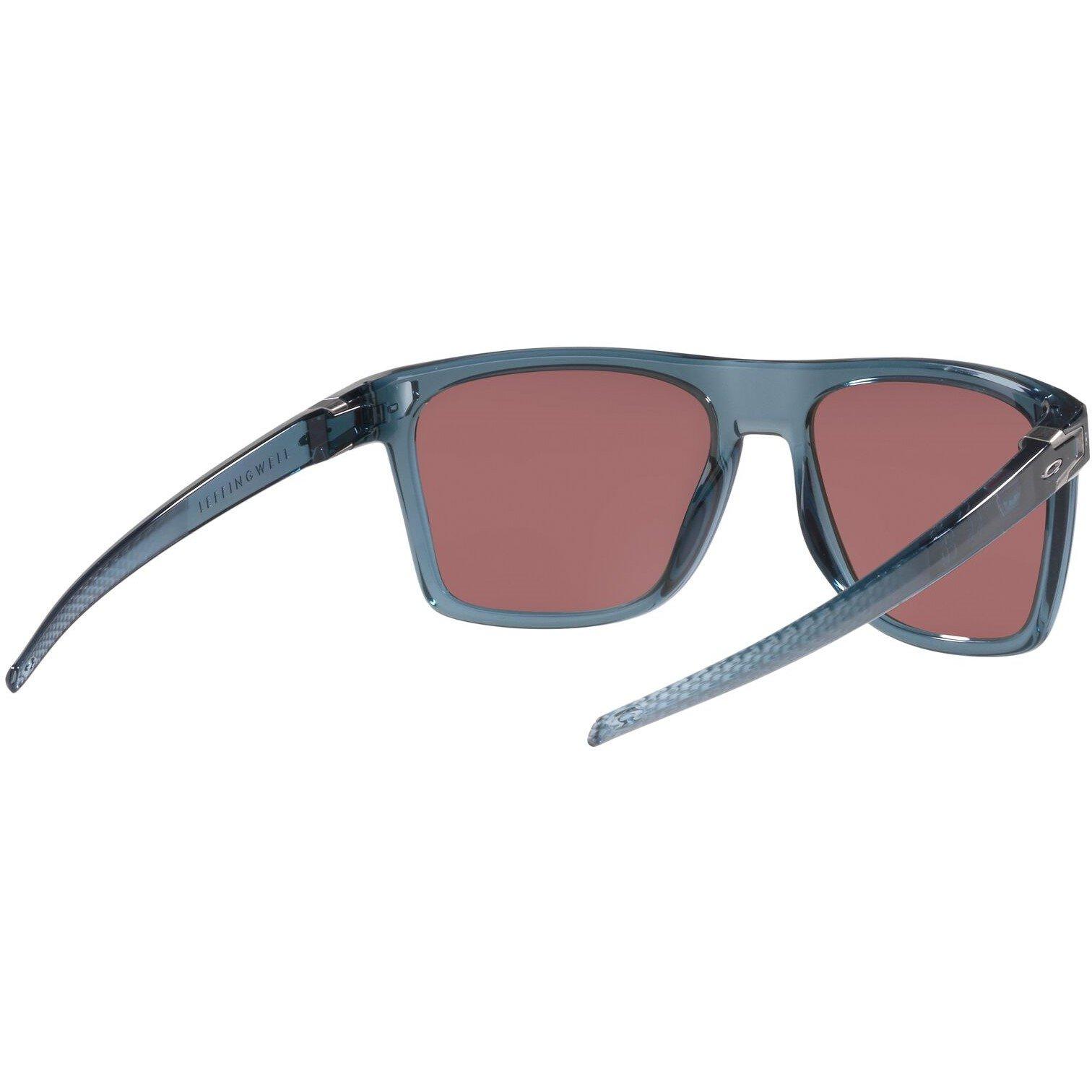 Nero/Blu - Oakley - Men's Leffingwell Rectangle Sunglasses - 8