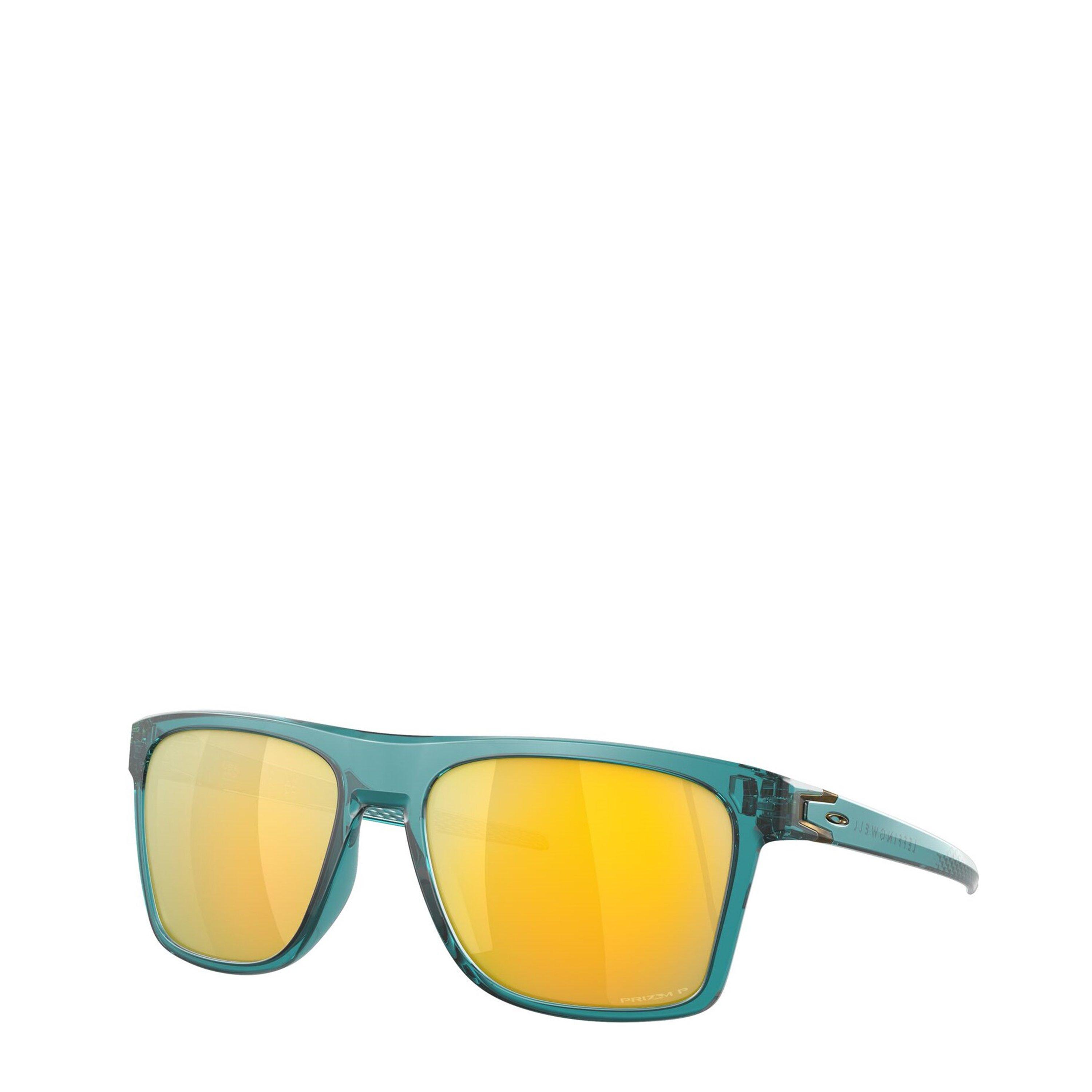 Vert/Jaune - Oakley - Men's Leffingwell Rectangle Sunglasses - 3