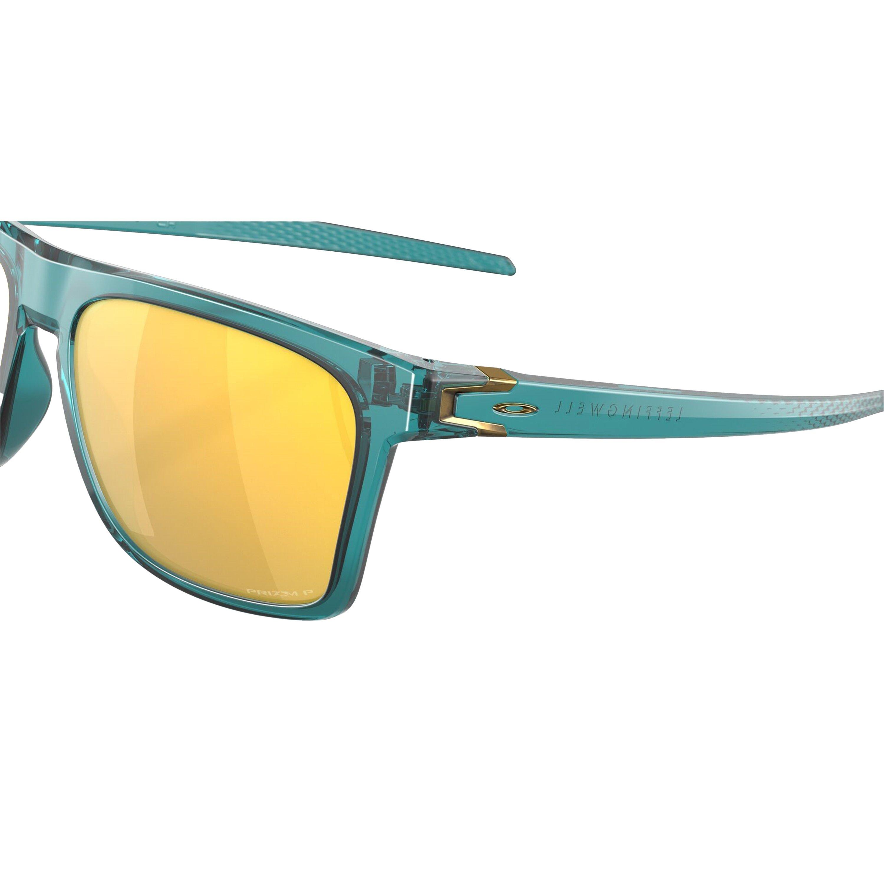 Vert/Jaune - Oakley - Men's Leffingwell Rectangle Sunglasses - 5