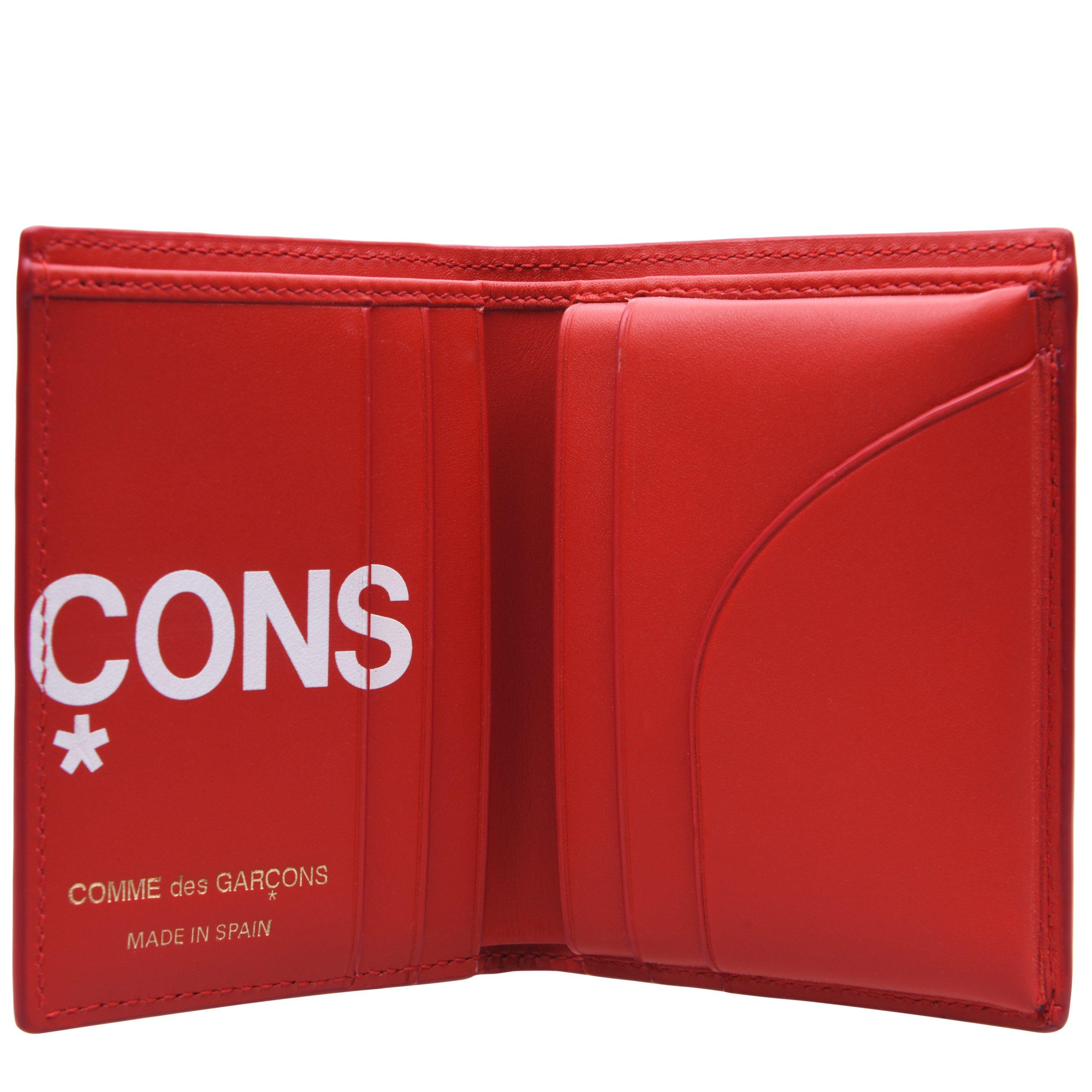 Comme des Garcons Wallet | Men's Huge Logo Billfold Wallet