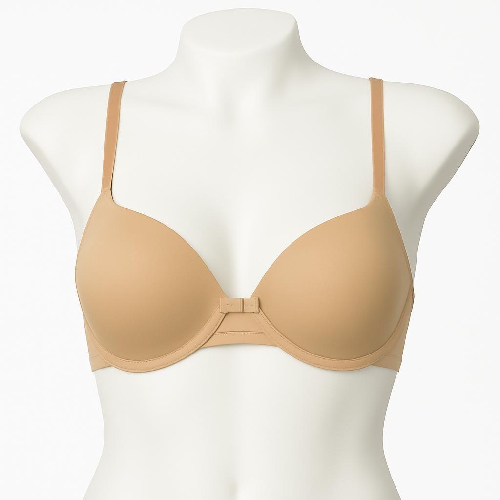 Oyster/Camel - Valbonne - OYSTER/CAMEL UNDERWIRED 2 PACK SMOOTH T-SHIRT BRA - 3