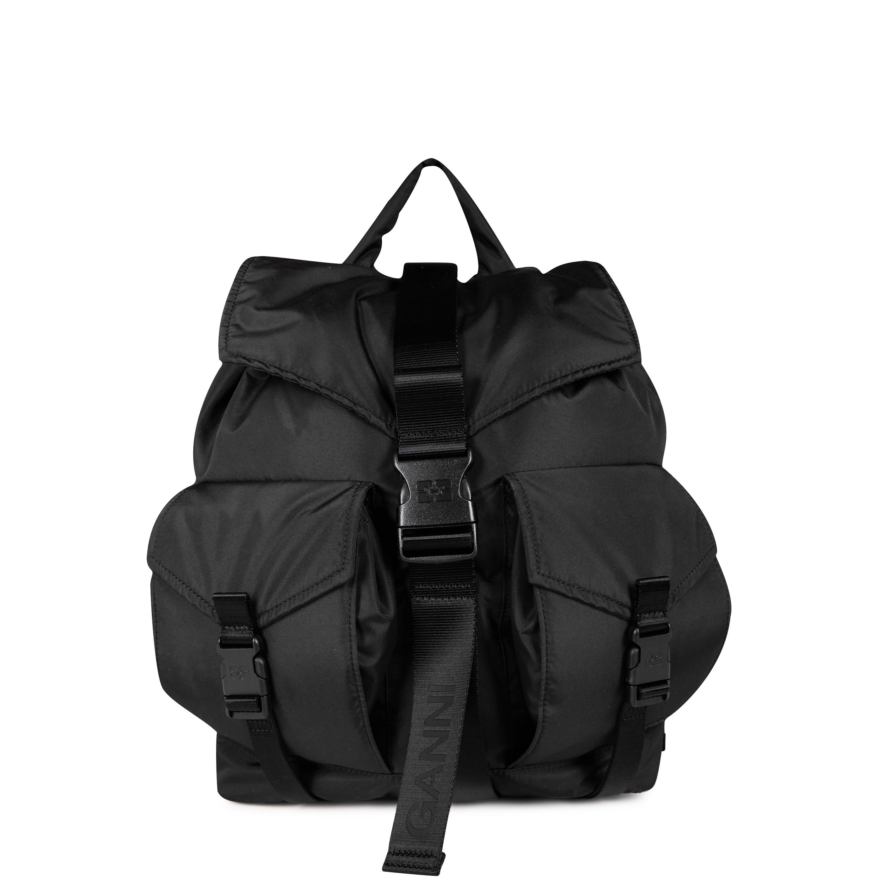 Black - Ganni - Women's Tech Backpack - 1
