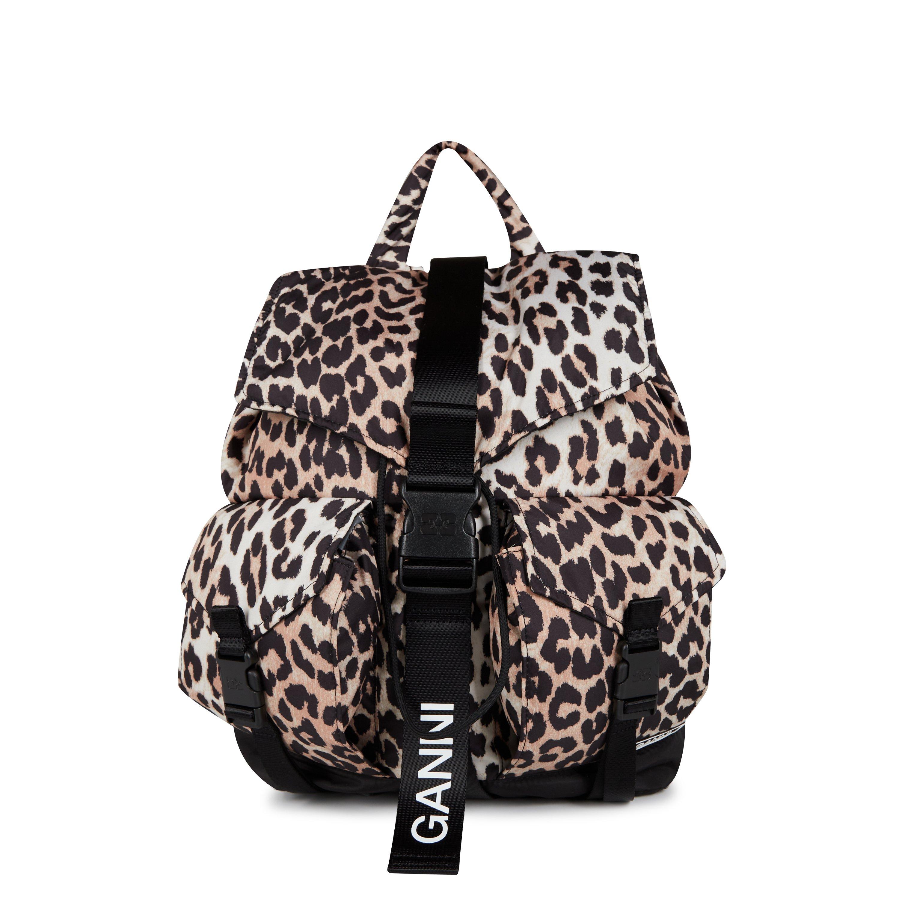 Ganni Women's Tech Backpack - Leopard