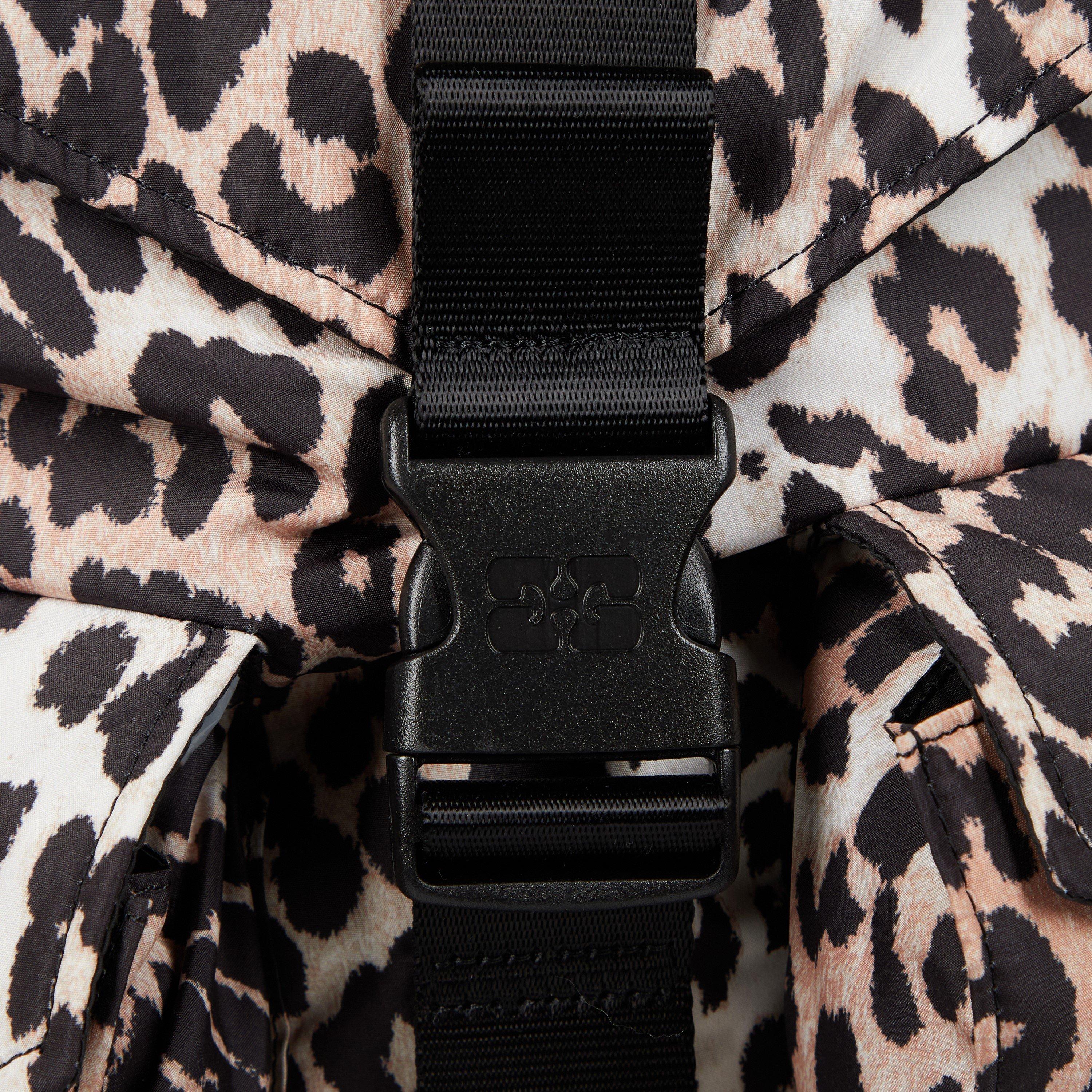 Leopard - Ganni - Women's Tech Backpack - 4