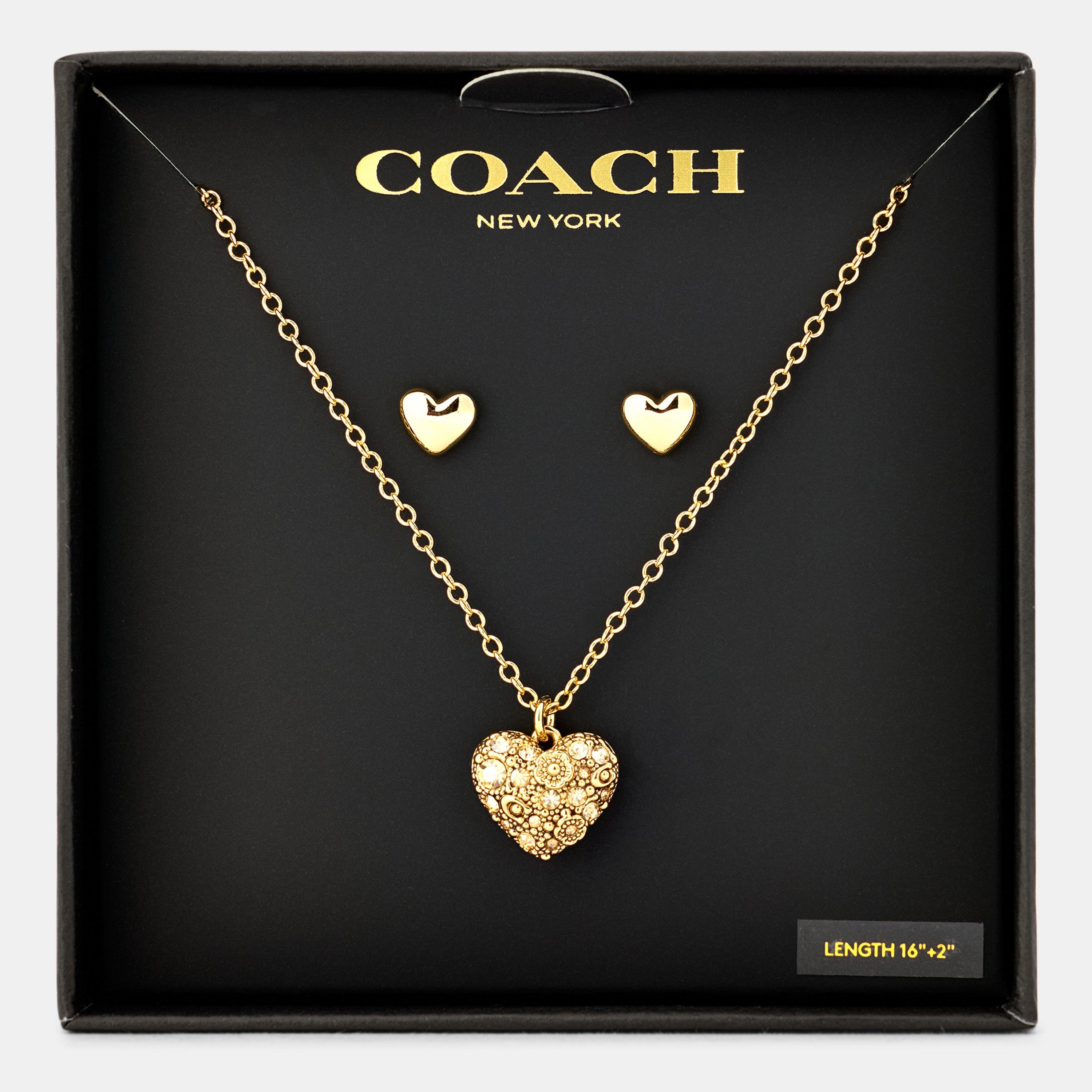 Coach Jewellery Women's Heart Jewellery Set Jewellery Sets USC