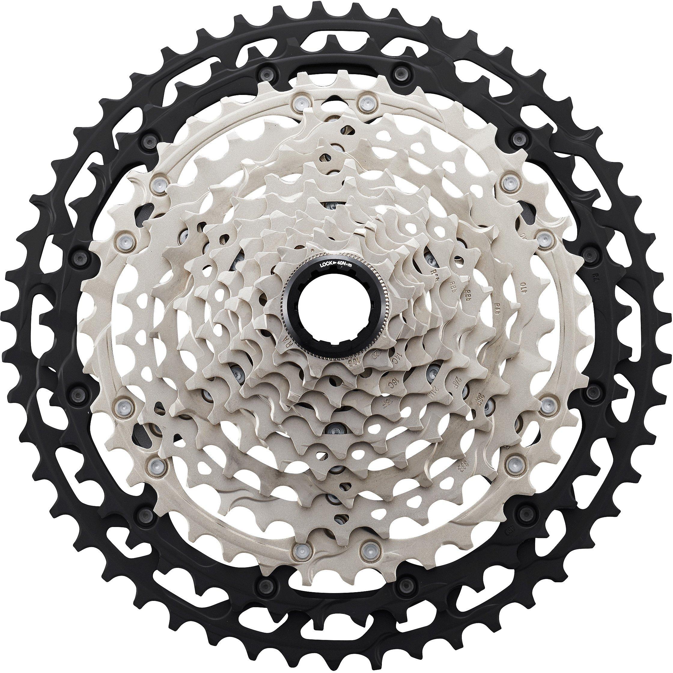 Silver - Shimano - CS-M8100 XT 12-Speed Cassette 10 - 51T