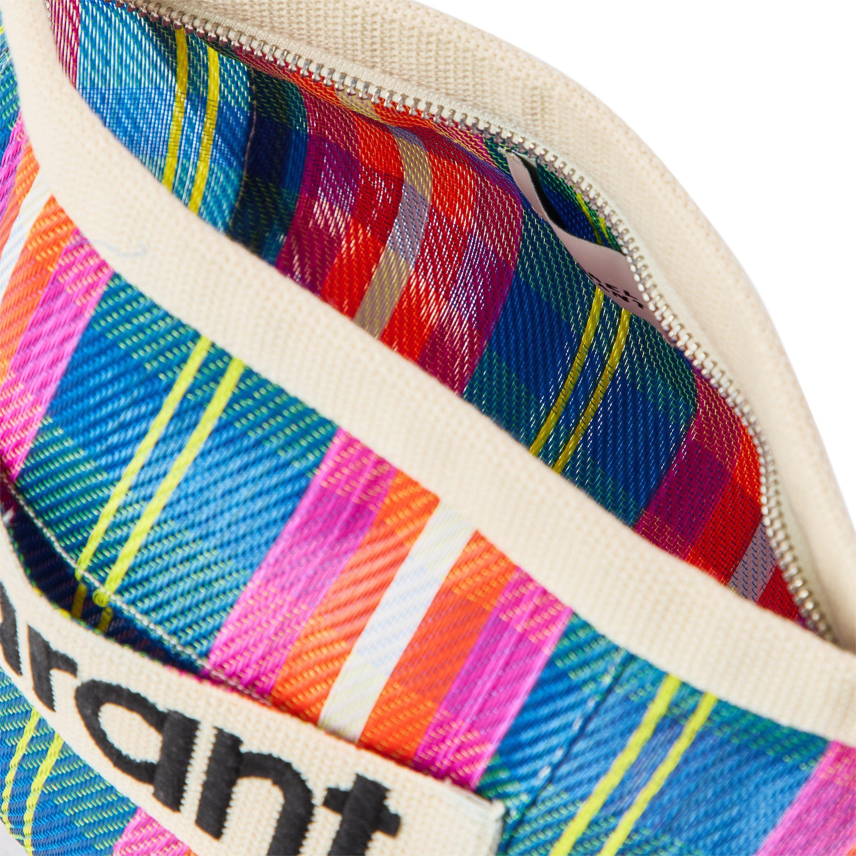 Navy/Orange - Marant Etoile - Women's Powden Cosmetic Wash Bag - 4