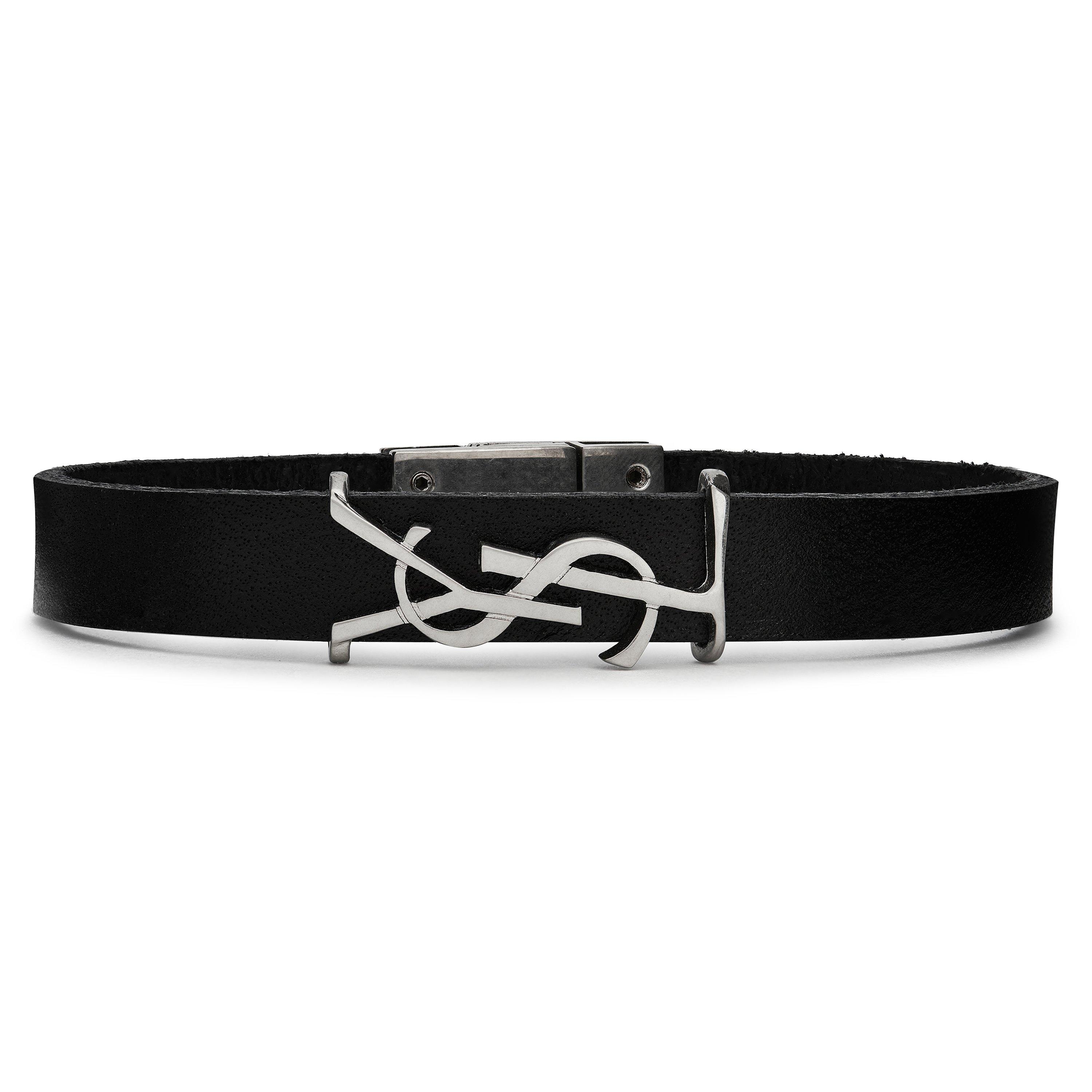 Blk/Ruthenium - Saint Laurent - Opyum Cassandre Bracelet - 1