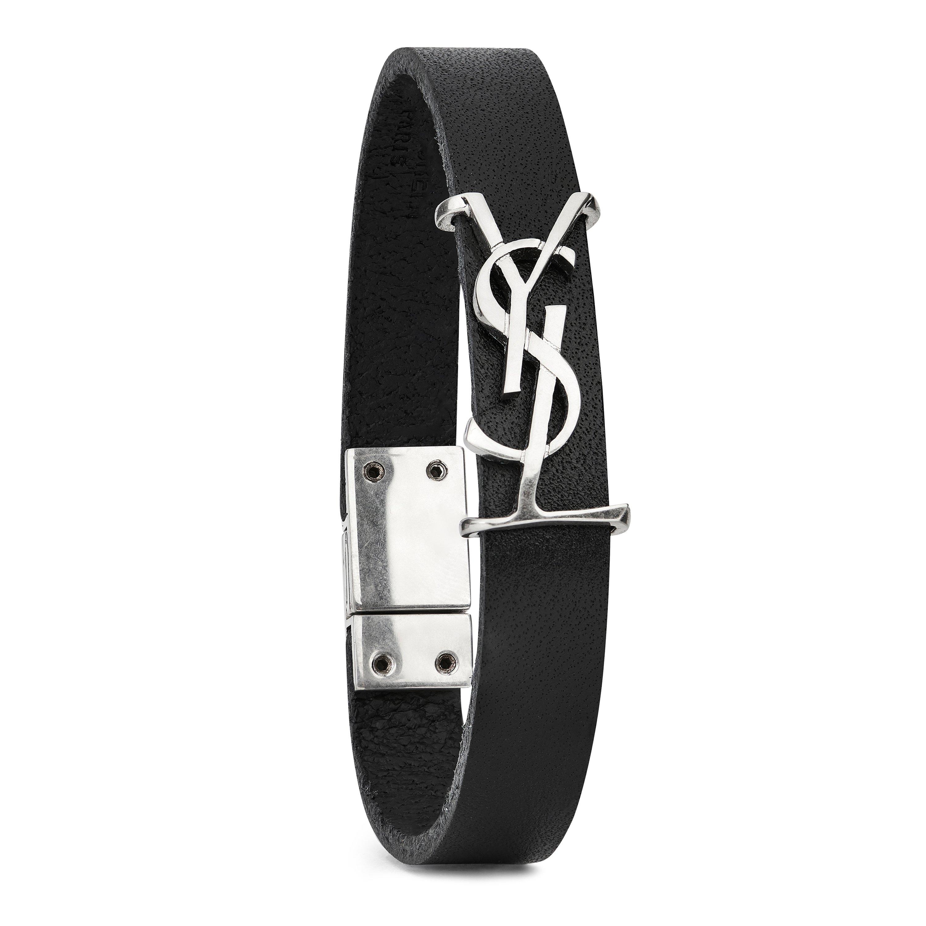 Blk/Ruthenium - Saint Laurent - Opyum Cassandre Bracelet - 2