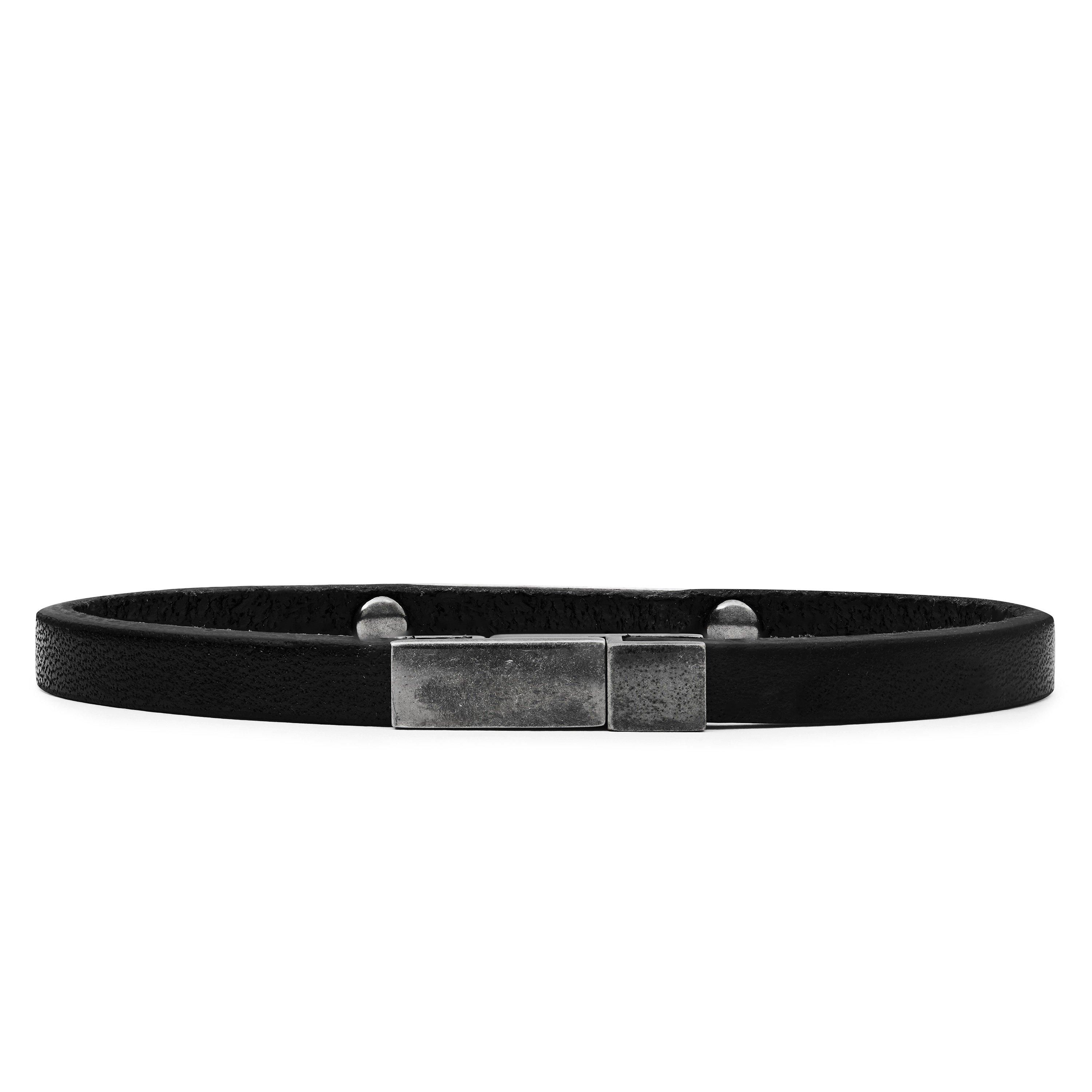 Black/Silver - Saint Laurent - Id Tag Bracelet - 3