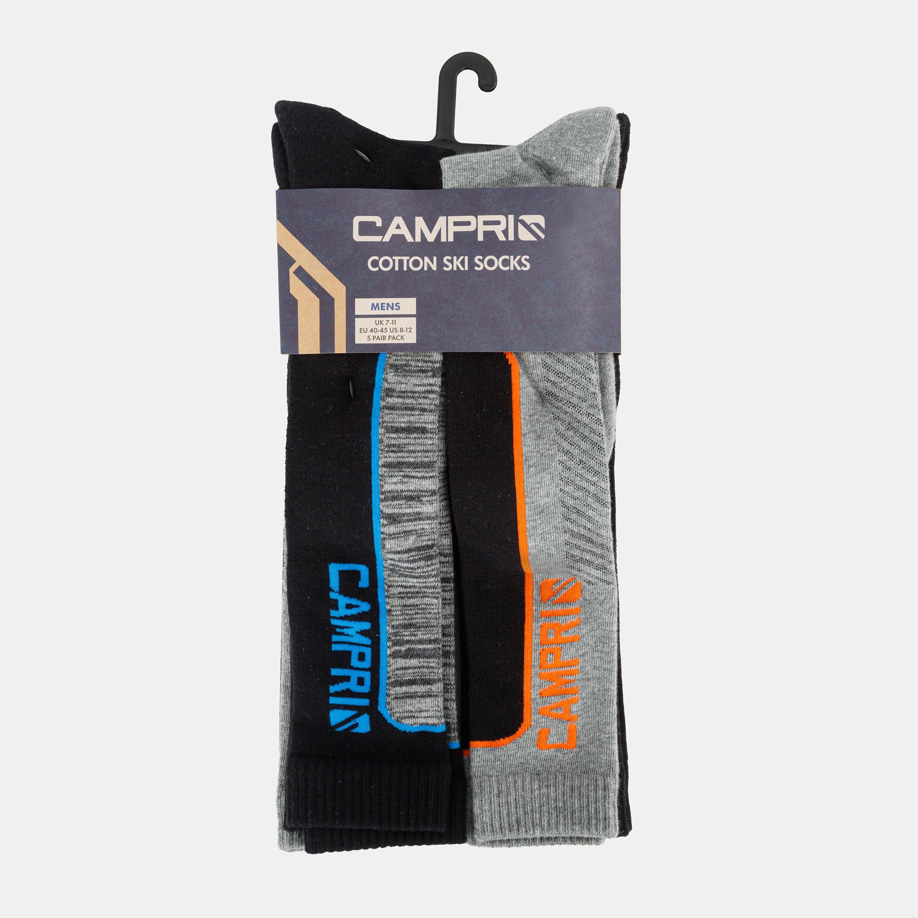 Multi - Campri - Ski Sock 5PK Mens - 7
