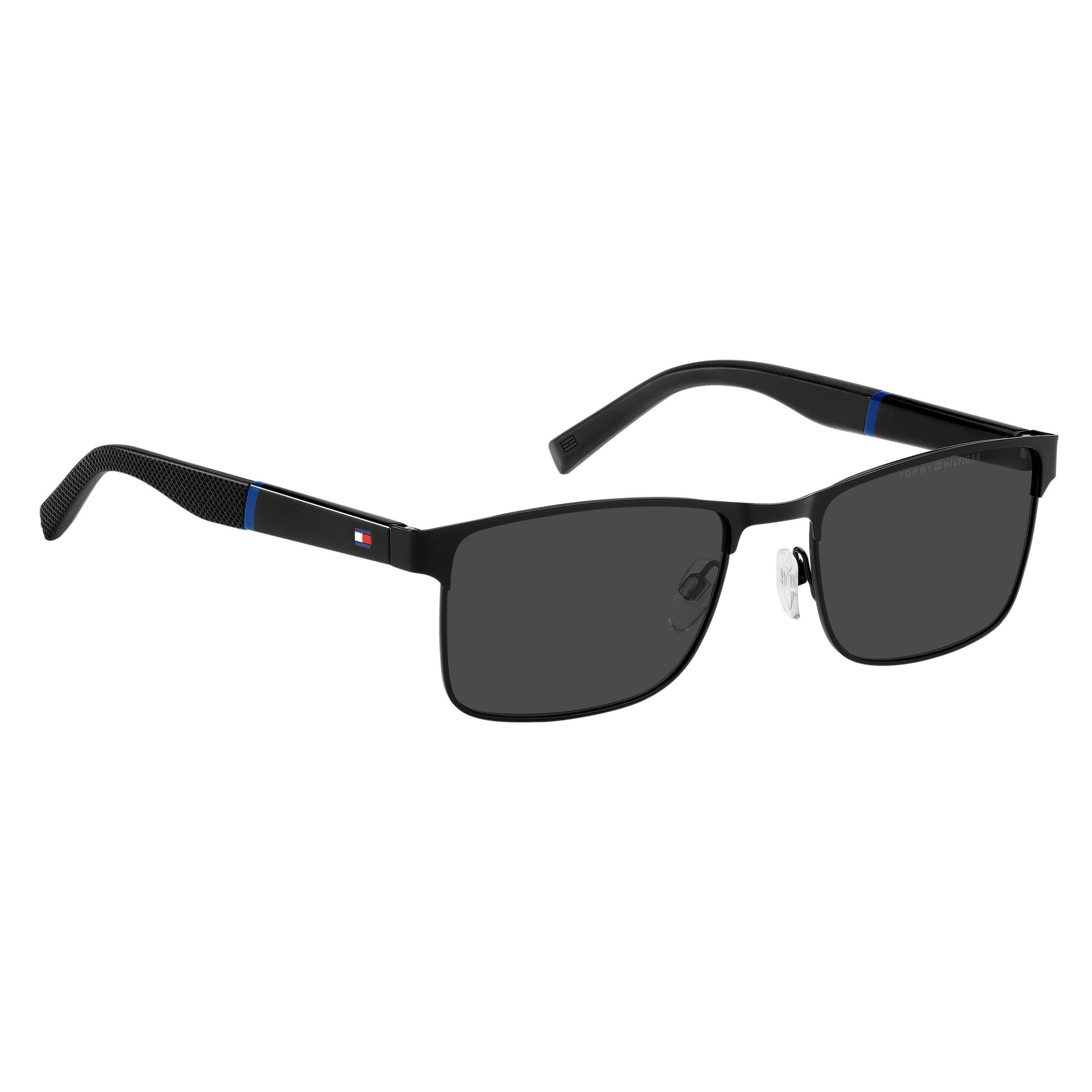 Zwart - Tommy Hilfiger - Men's Rectangle Sunglasses - 3