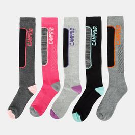 Campri Ski Sock 5PK Ladies