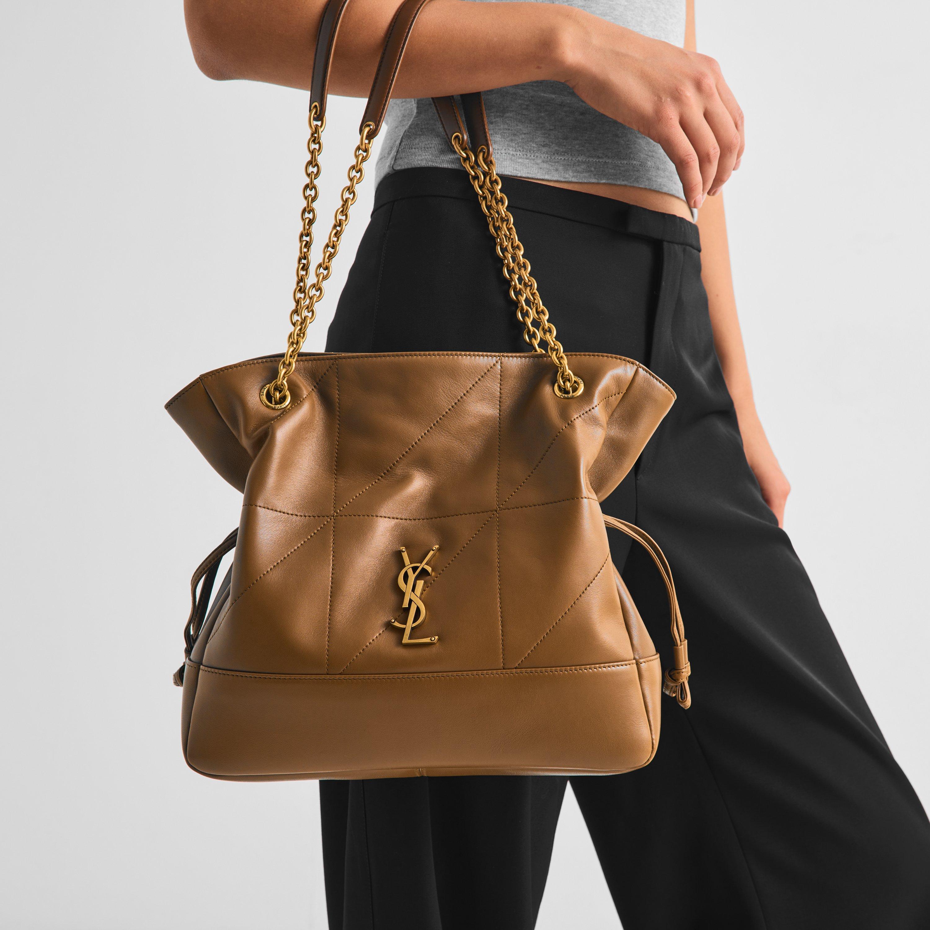 Fox - Saint Laurent - Women's Jamie Small Quilted Leather Tote Bag - 3