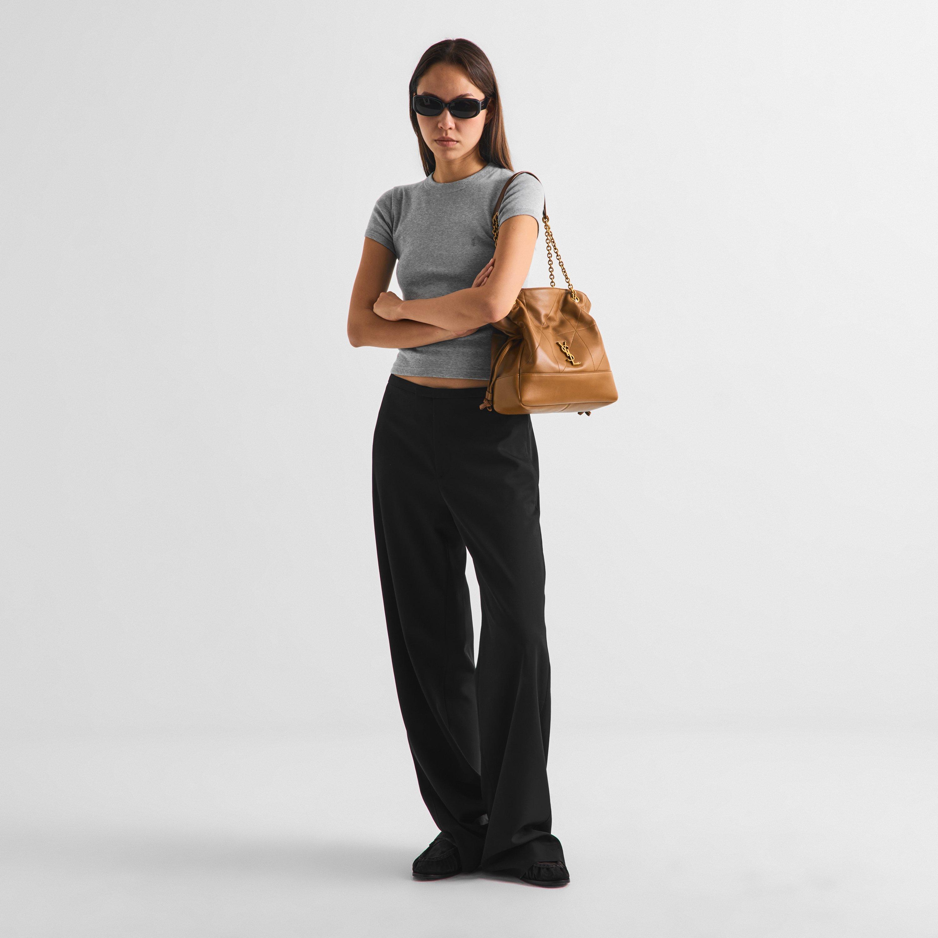 Fox - Saint Laurent - Women's Jamie Small Quilted Leather Tote Bag - 4