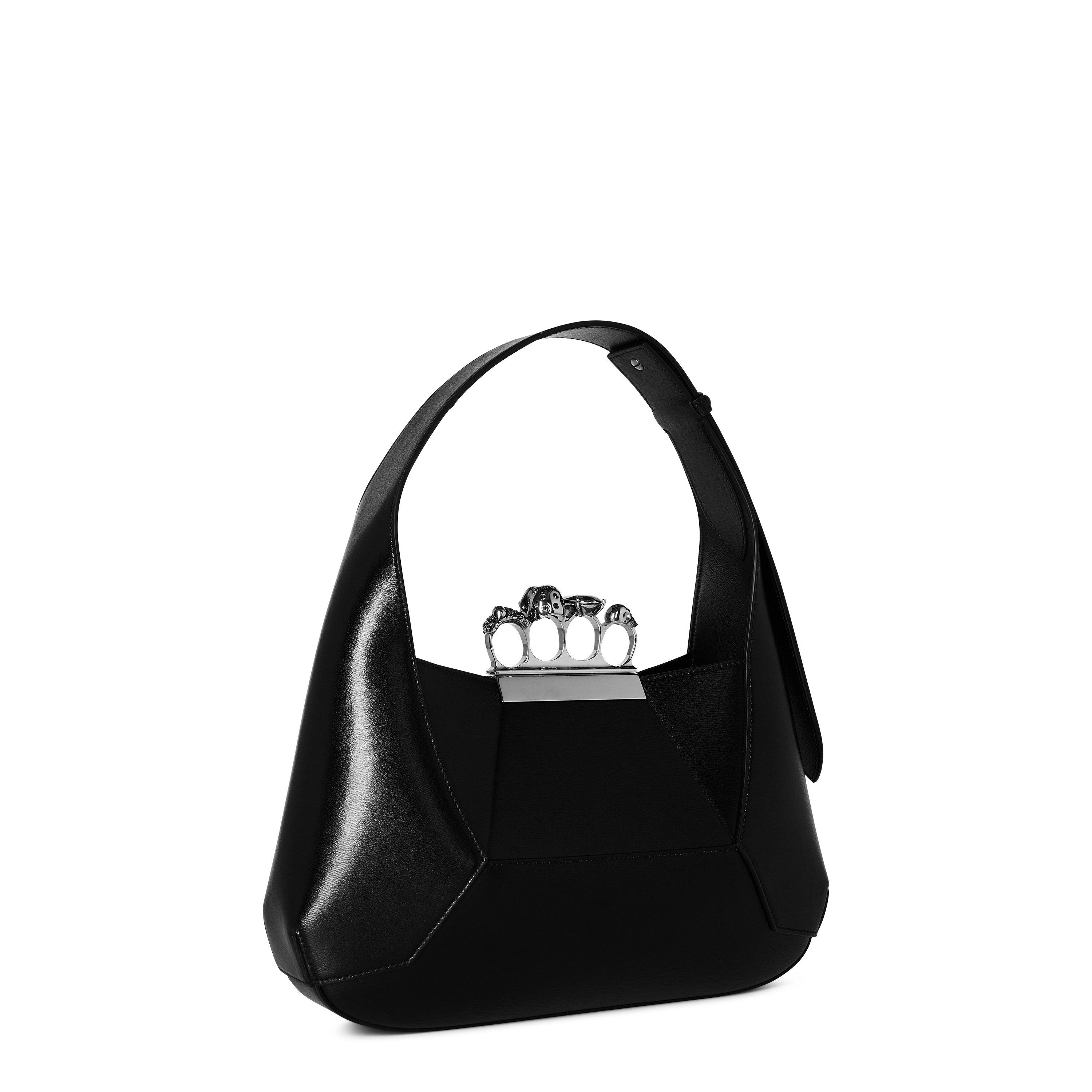 Black 1000 - Alexander McQueen - Jewelled Hobo Bag - 3